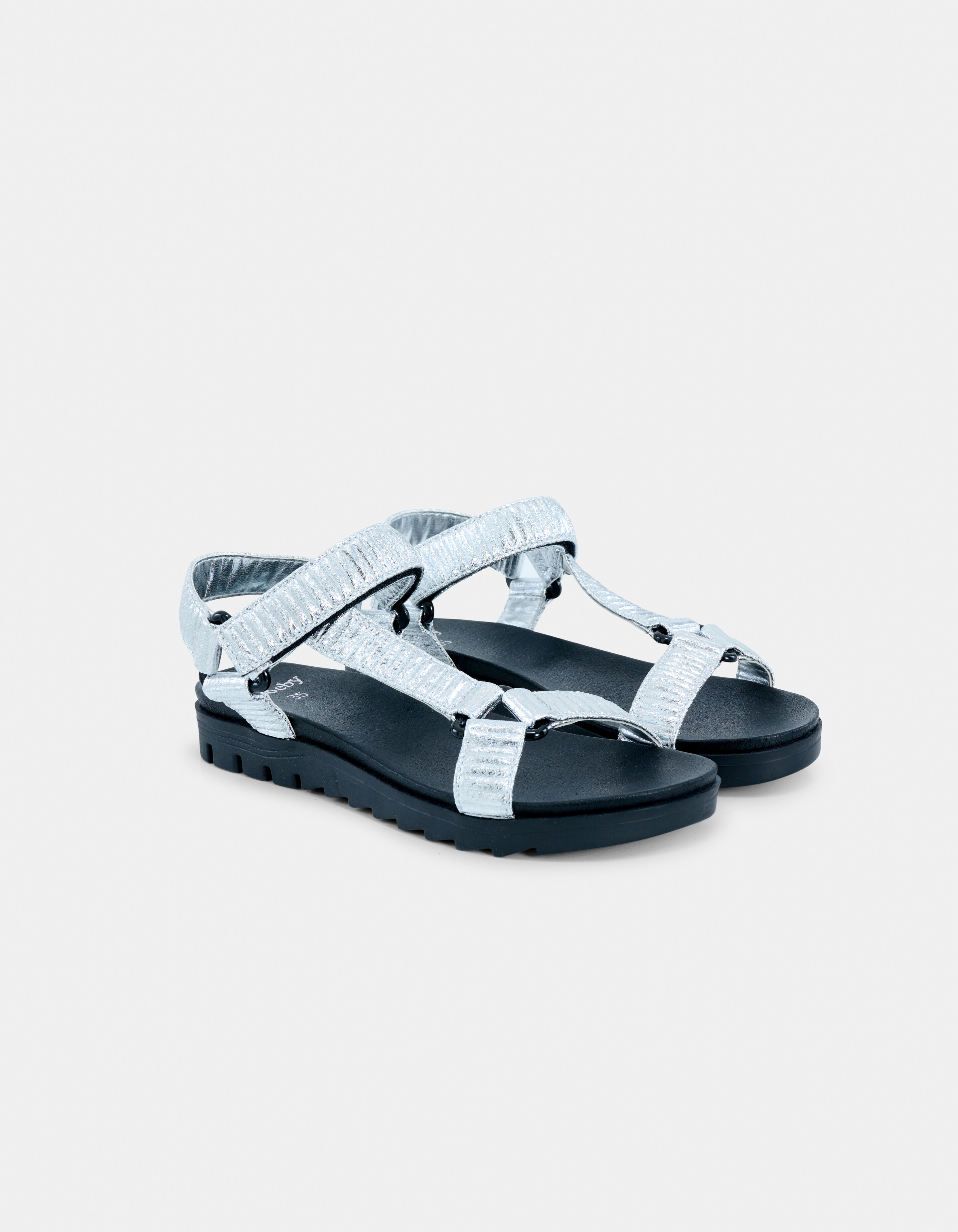 Chunky Sandalen Silber SCHOENEN SHOEBY