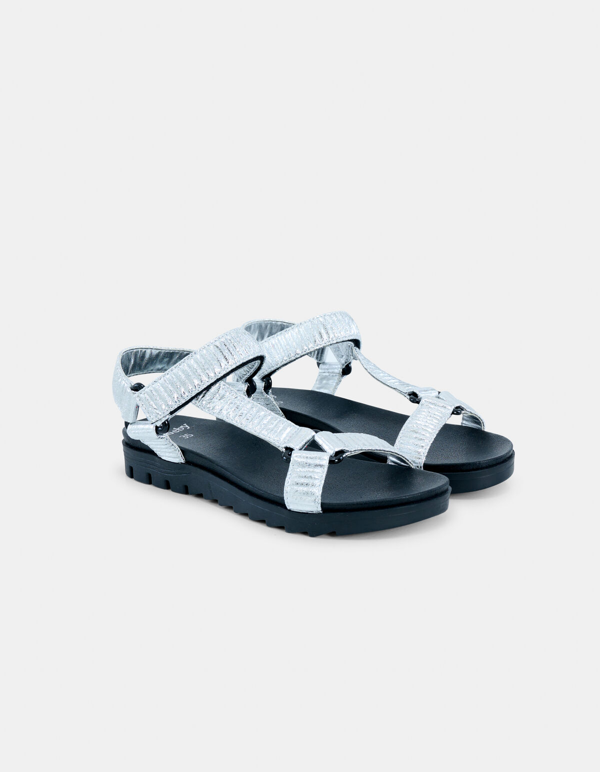 Chunky Sandalen Silber SCHOENEN SHOEBY