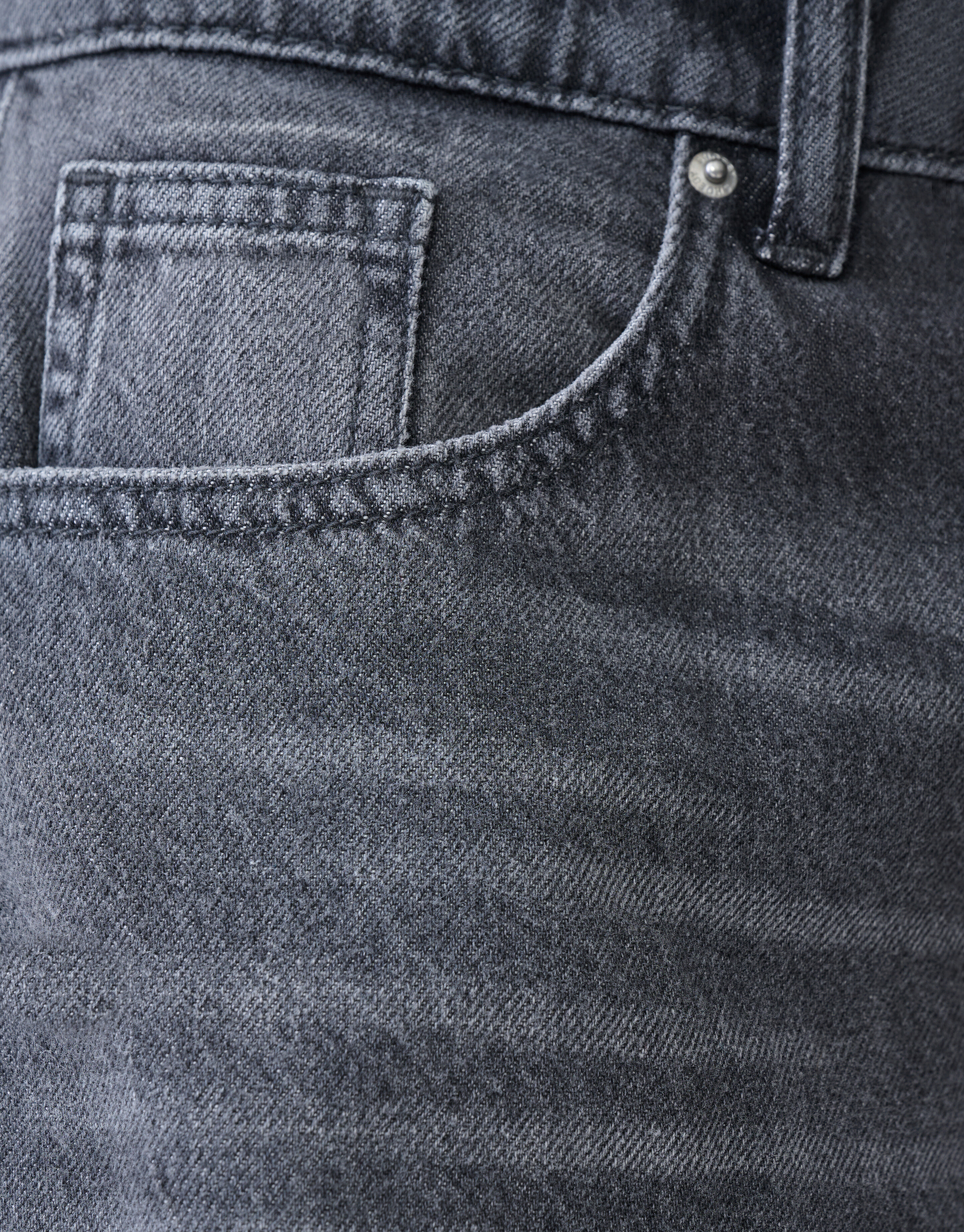 Weit geschnittene Jeans Grau SHOEBY WOMEN