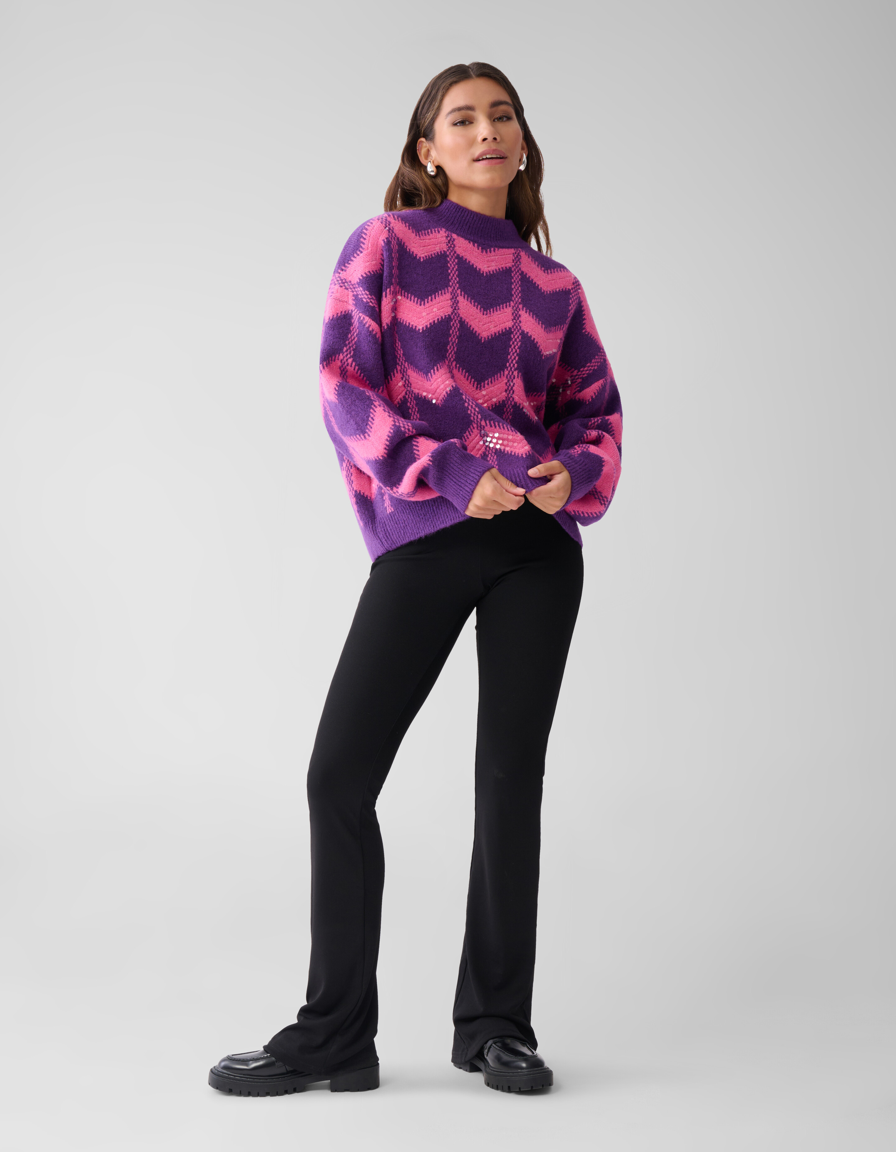 Pullover mit Herzmotiv Off White von Furmey SHOEBY WOMEN