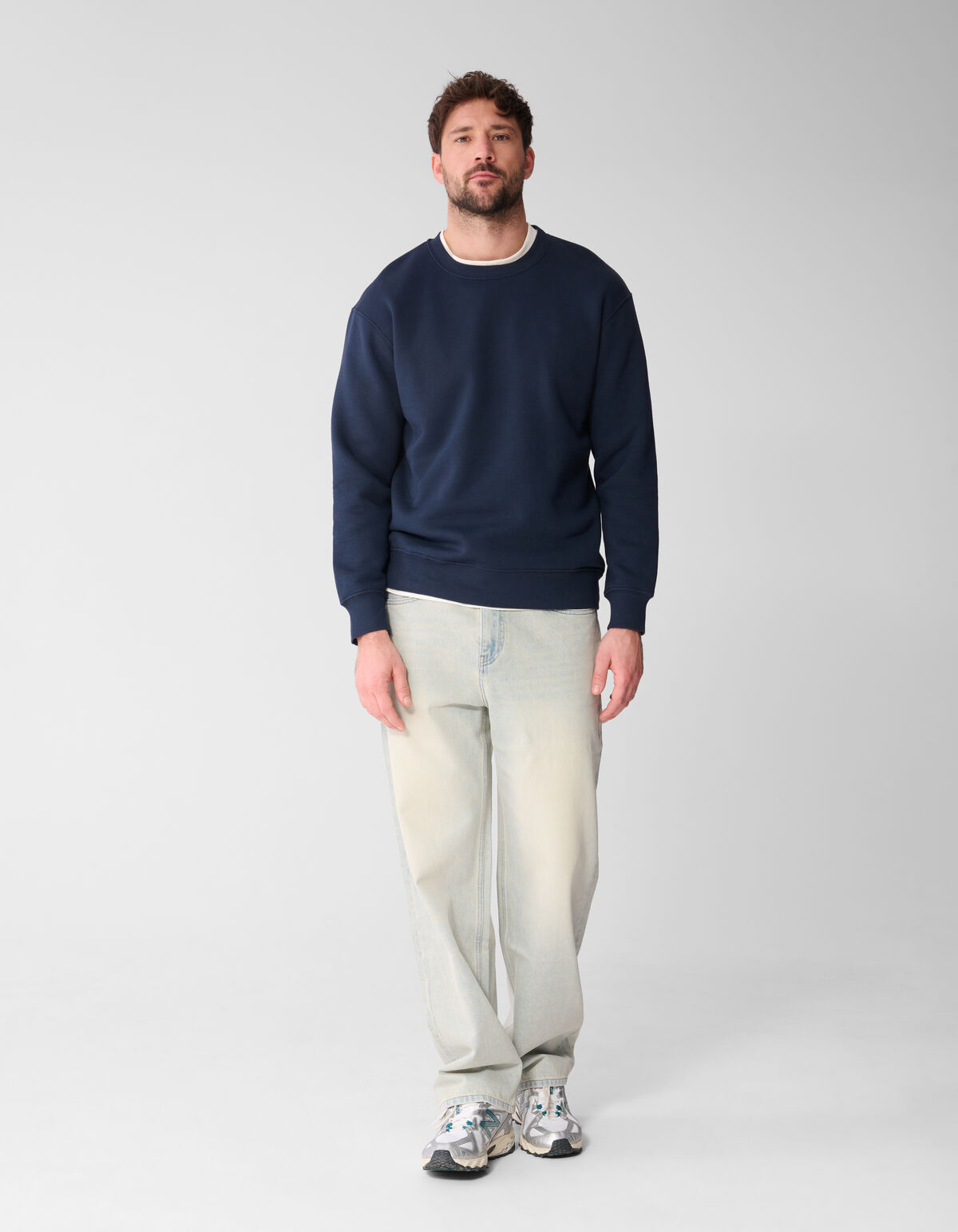 Rib Spark Sweater Dunkelblau SHOEBY MEN
