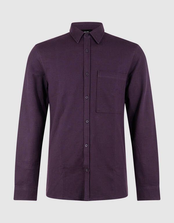 Twillhemd, dunkelrot SHOEBY MEN