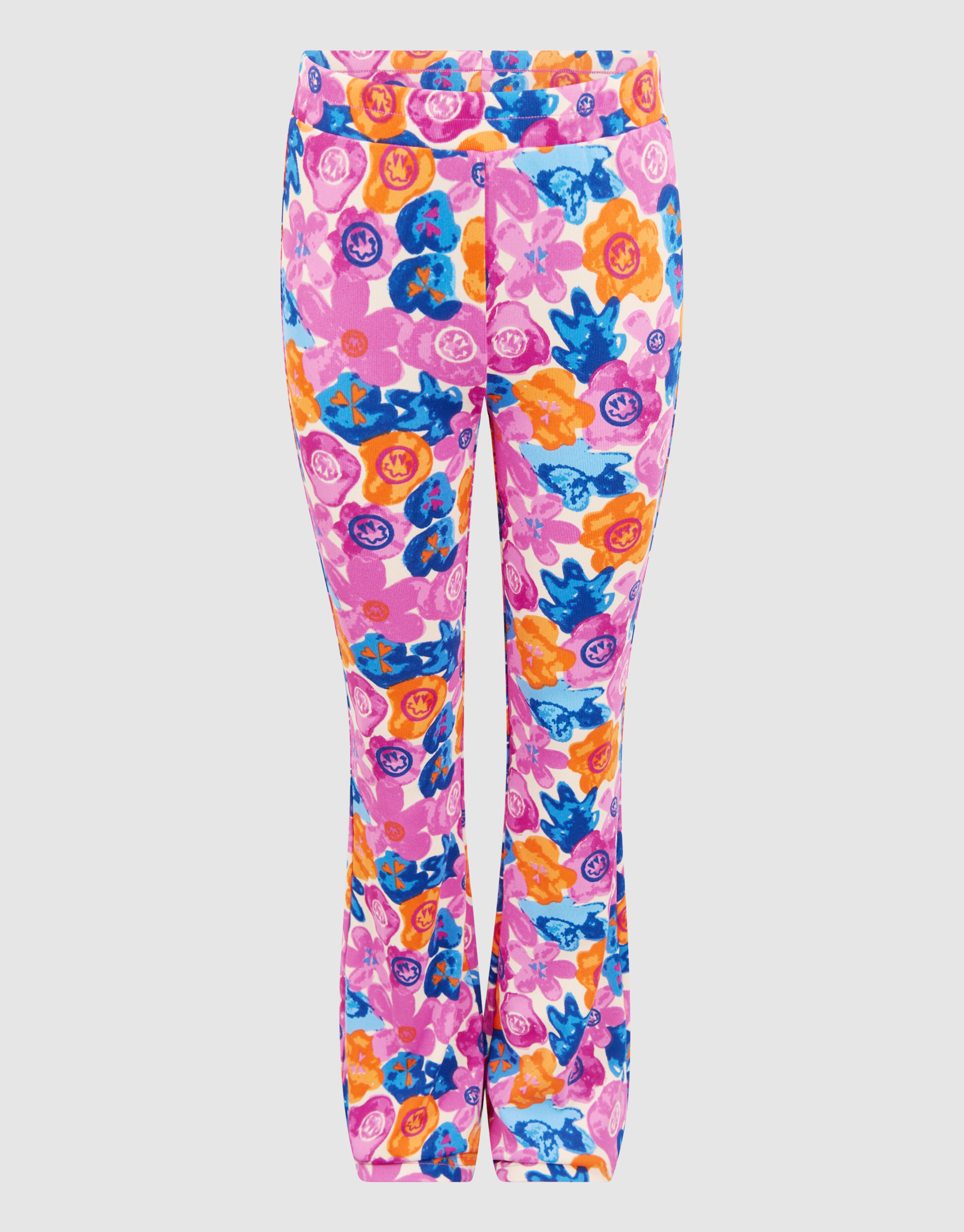 Bedruckte Leggings ausgestellter Rippe Hellrosa SHOEBY GIRLS