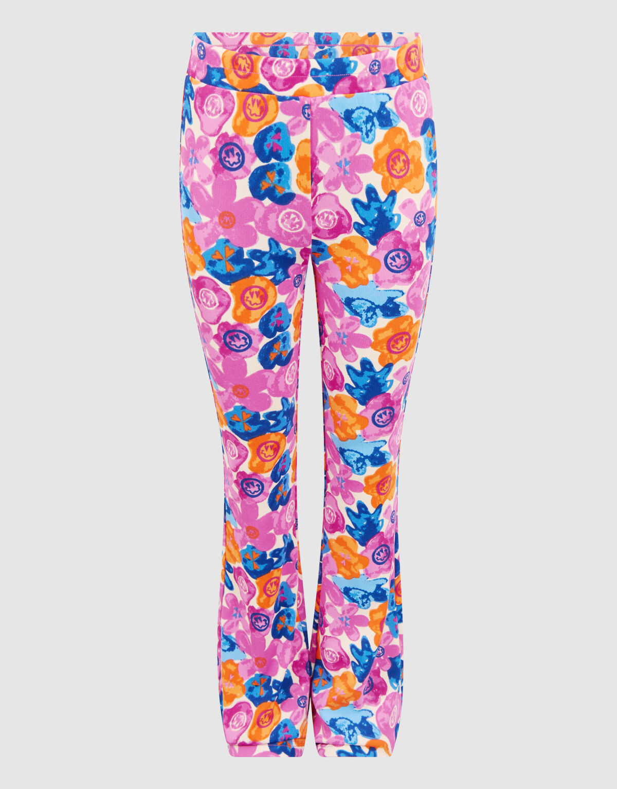 Bedruckte Leggings ausgestellter Rippe Hellrosa SHOEBY GIRLS