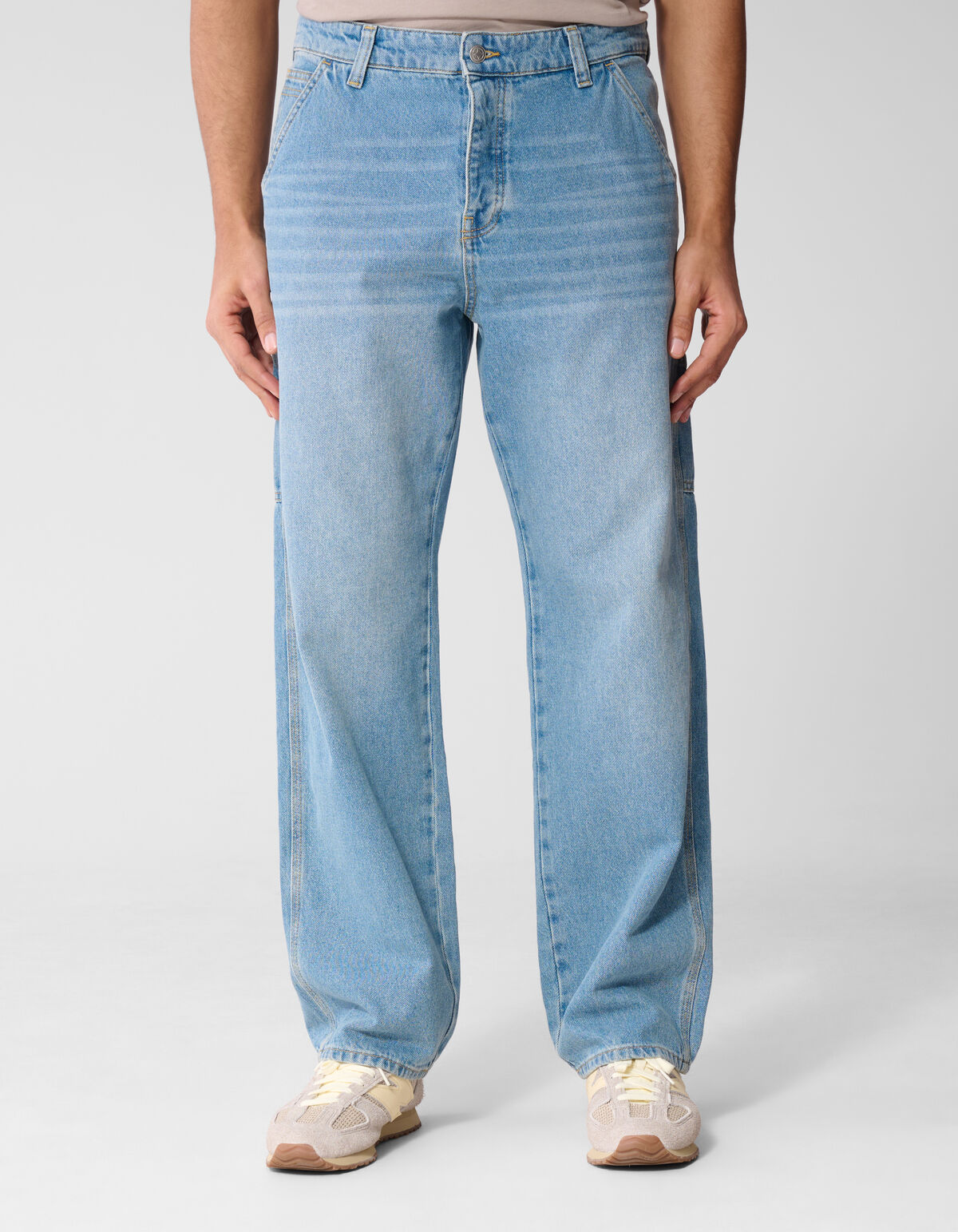 Carpenter Relaxed Fit Jeans Gebleicht L32 SHOEBY MEN