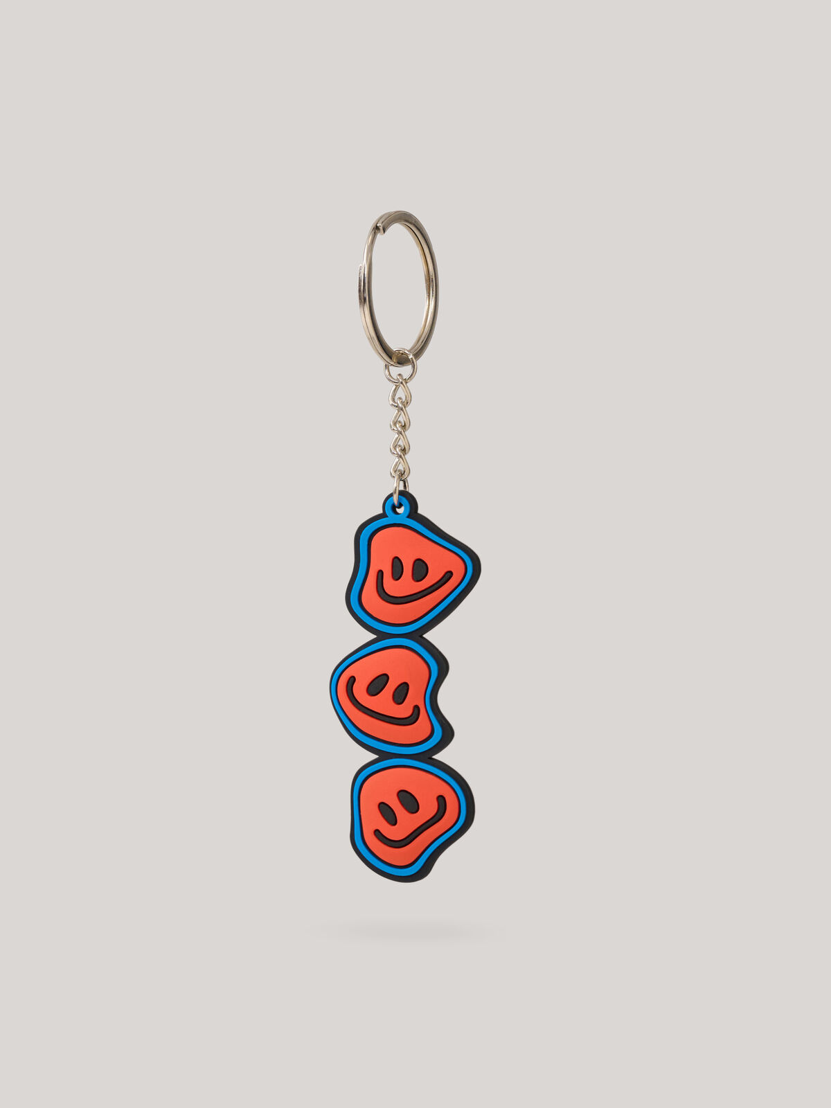 Smiley Schlüsselanhänger Blau SHOEBY ACCESSOIRES