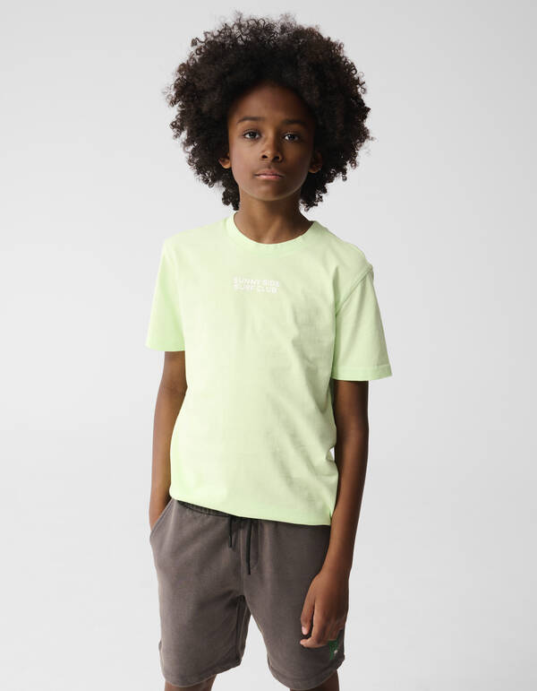 Surf Club Artwork T-shirt Grün SHOEBY BOYS