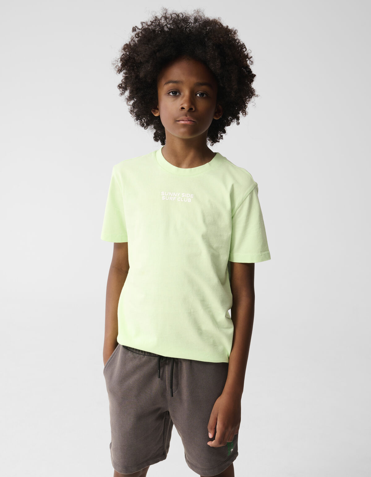 Surf Club Artwork T-shirt Grün SHOEBY BOYS