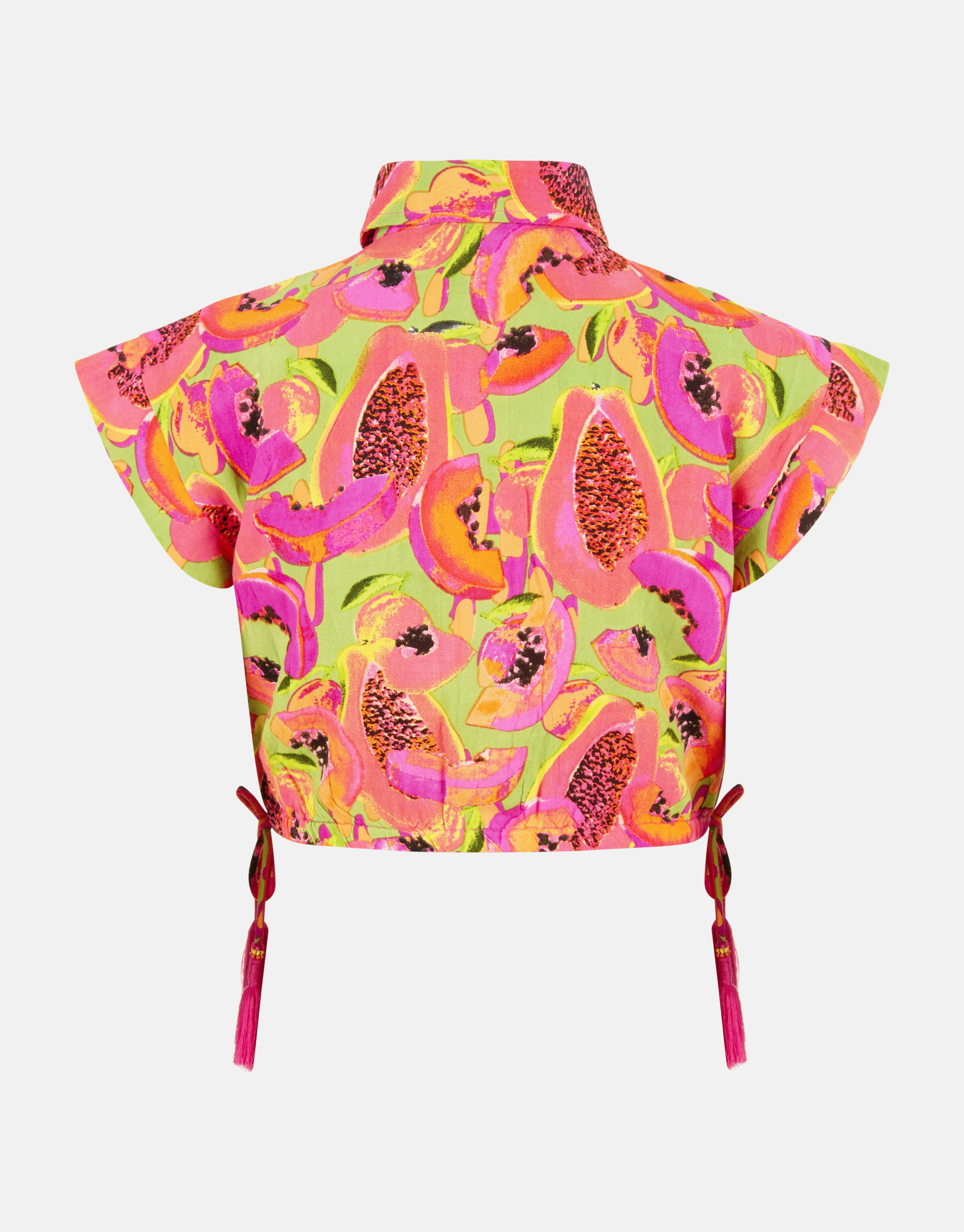 Bluse mit Obstmuster Grün SHOEBY GIRLS