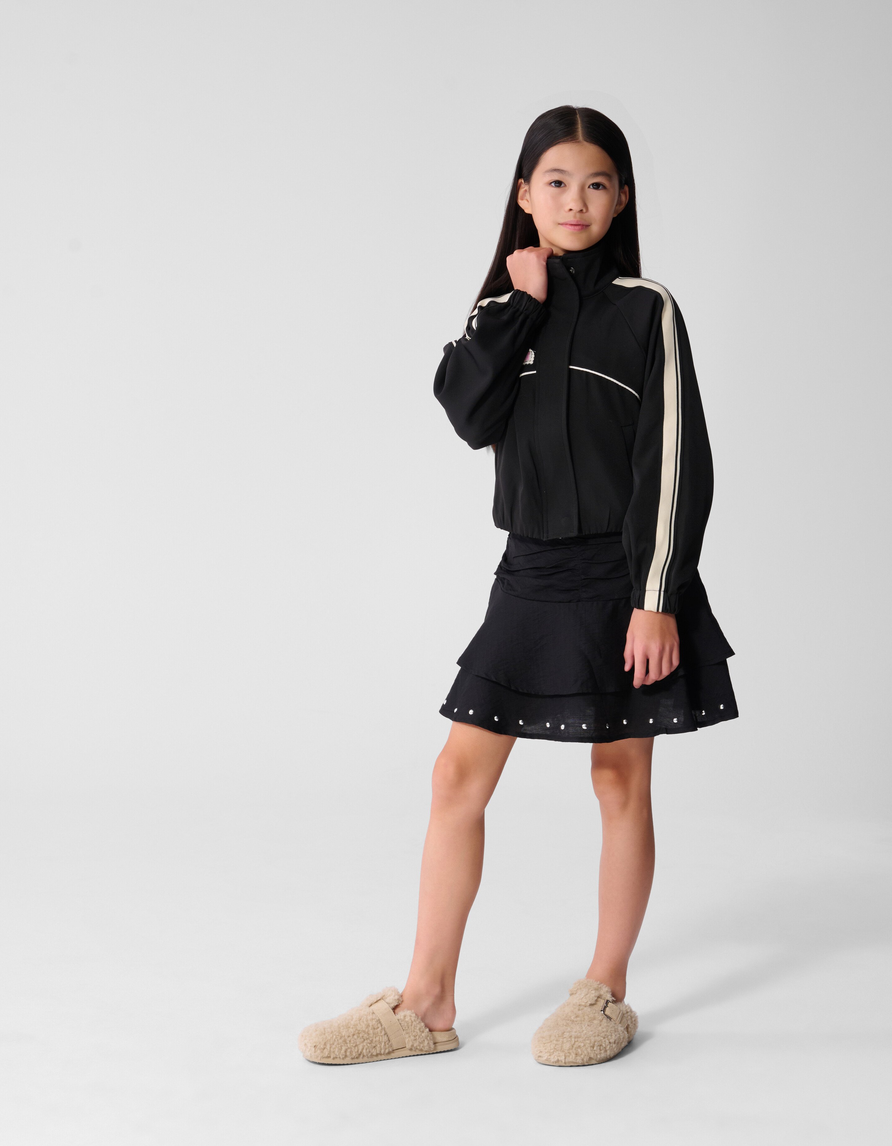 Balloon Fit Jacke Dunkelblau SHOEBY GIRLS