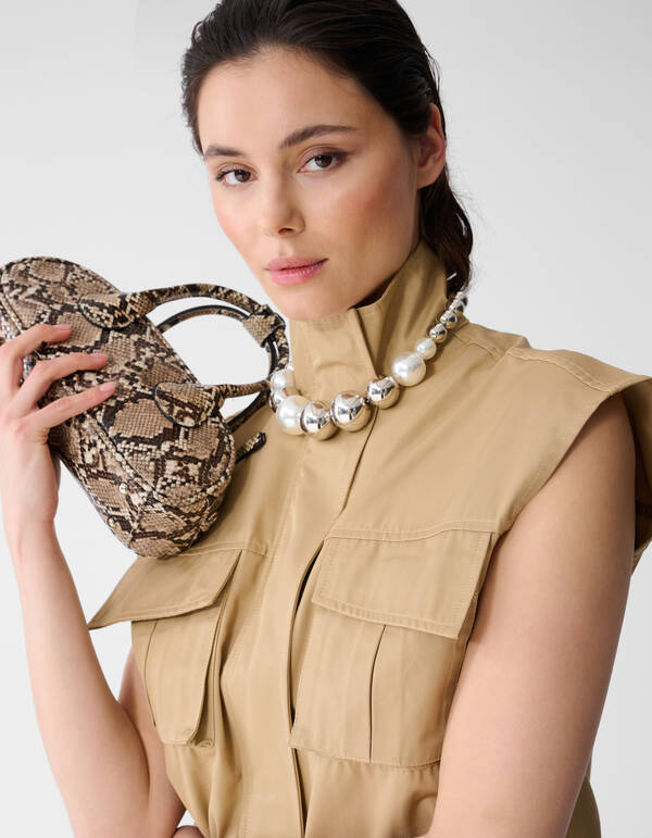 &Auml;rmellose Cargo-Jacke Beige SHOEBY WOMEN