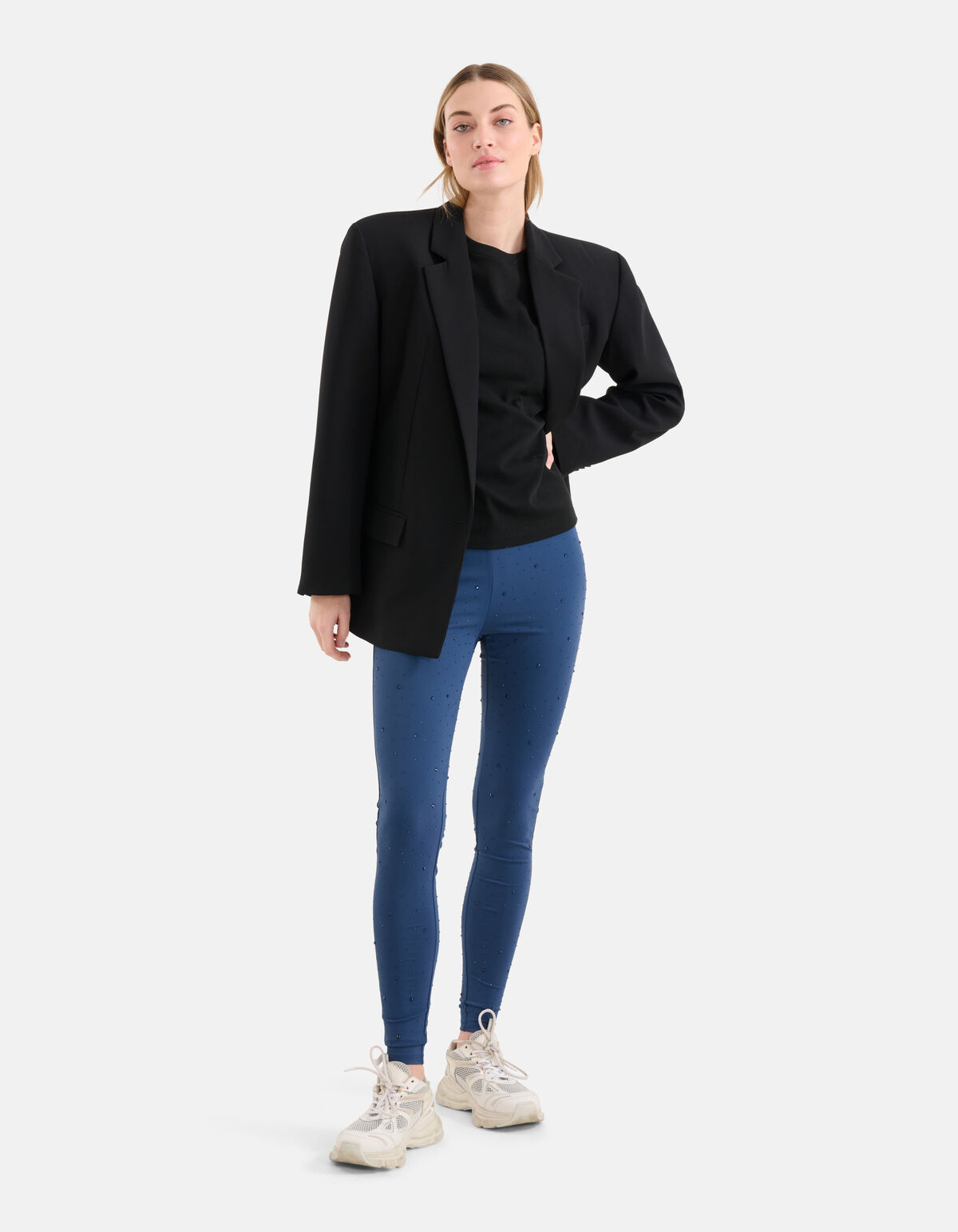 Strass Legging Blauw SHOEBY WOMEN
