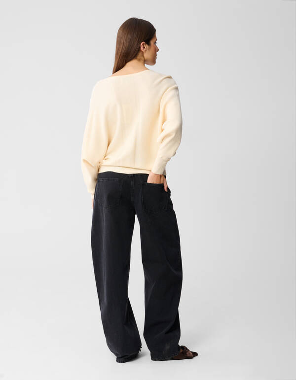 Übergroßer Pullover Off White SHOEBY WOMEN