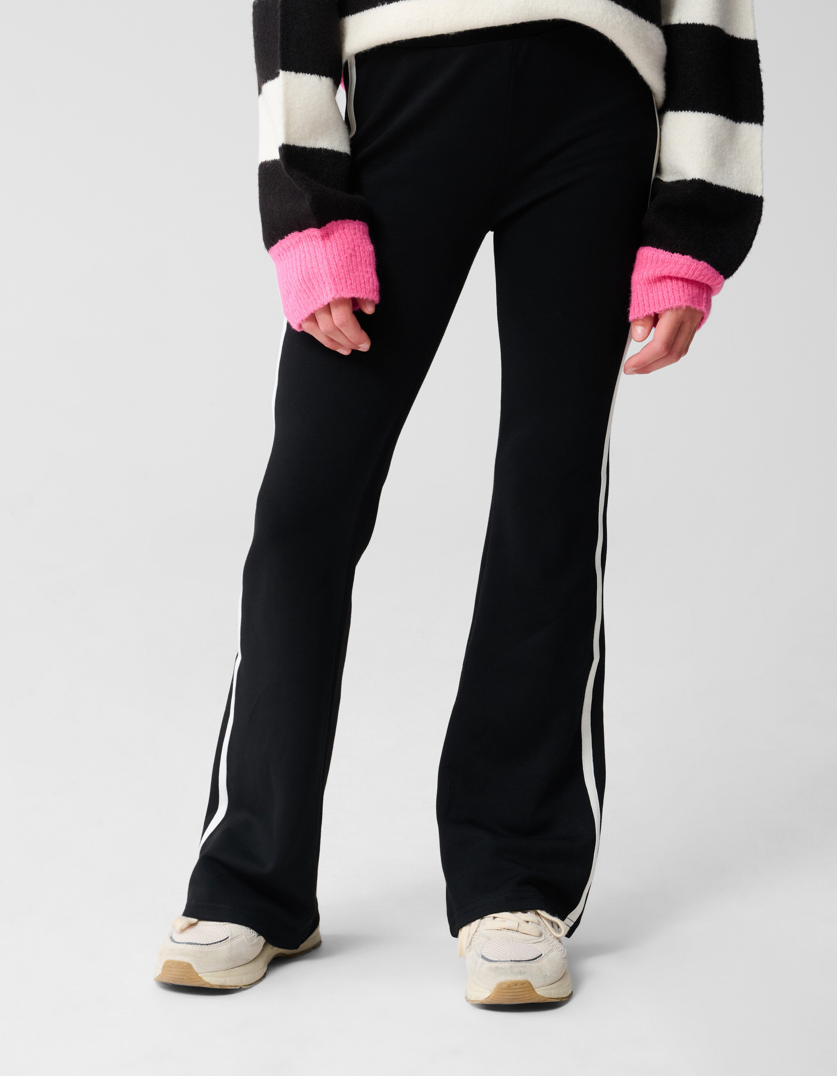 Sportliche Schlaghosen Schwarz SHOEBY GIRLS