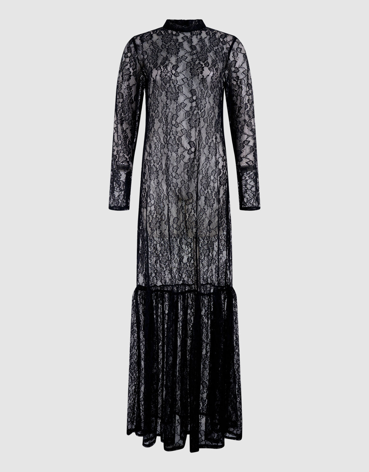 Maxikleid aus Spitze Schwarz SHOEBY WOMEN