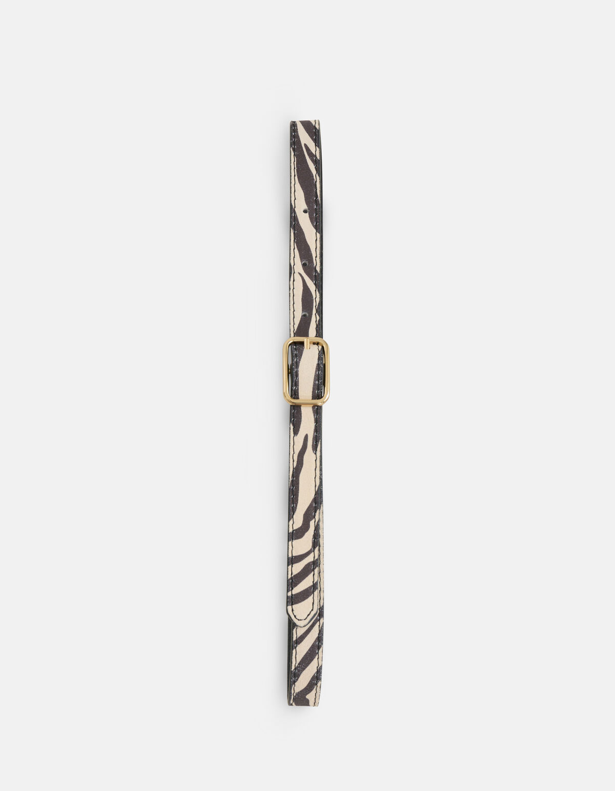 Zebradruck Gürtel Schwarz/Weiß SHOEBY ACCESSOIRES