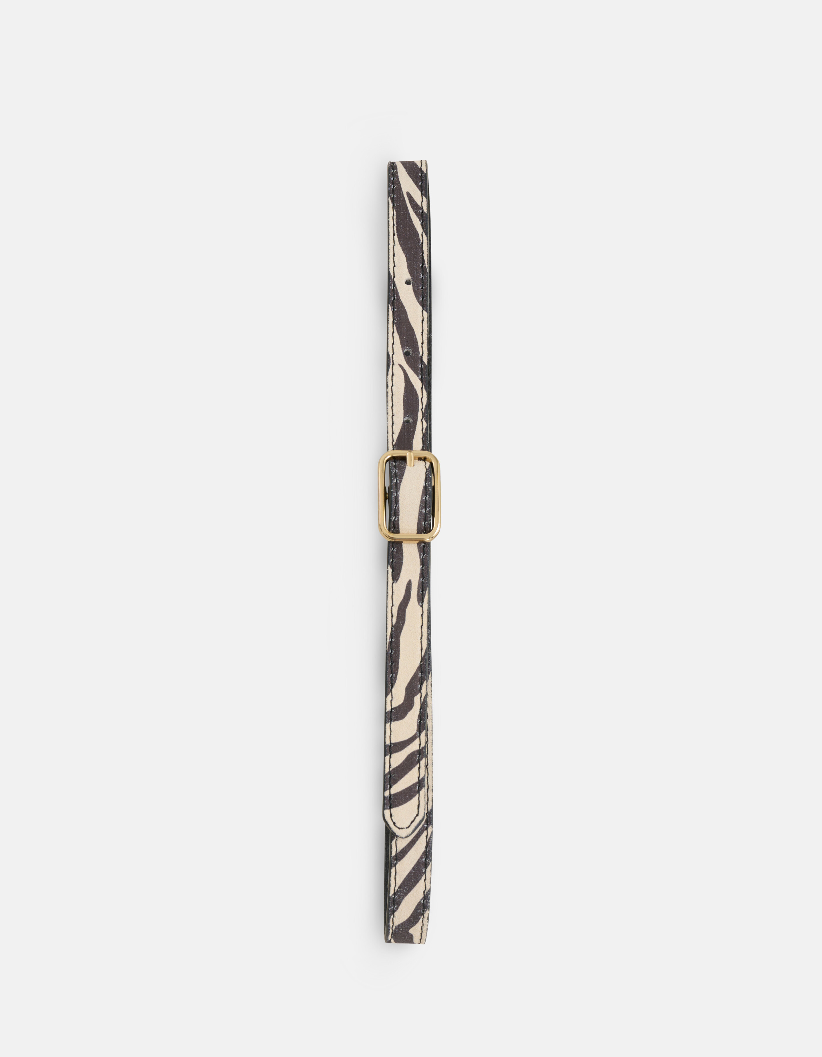 Zebradruck Gürtel Schwarz/Weiß SHOEBY ACCESSOIRES