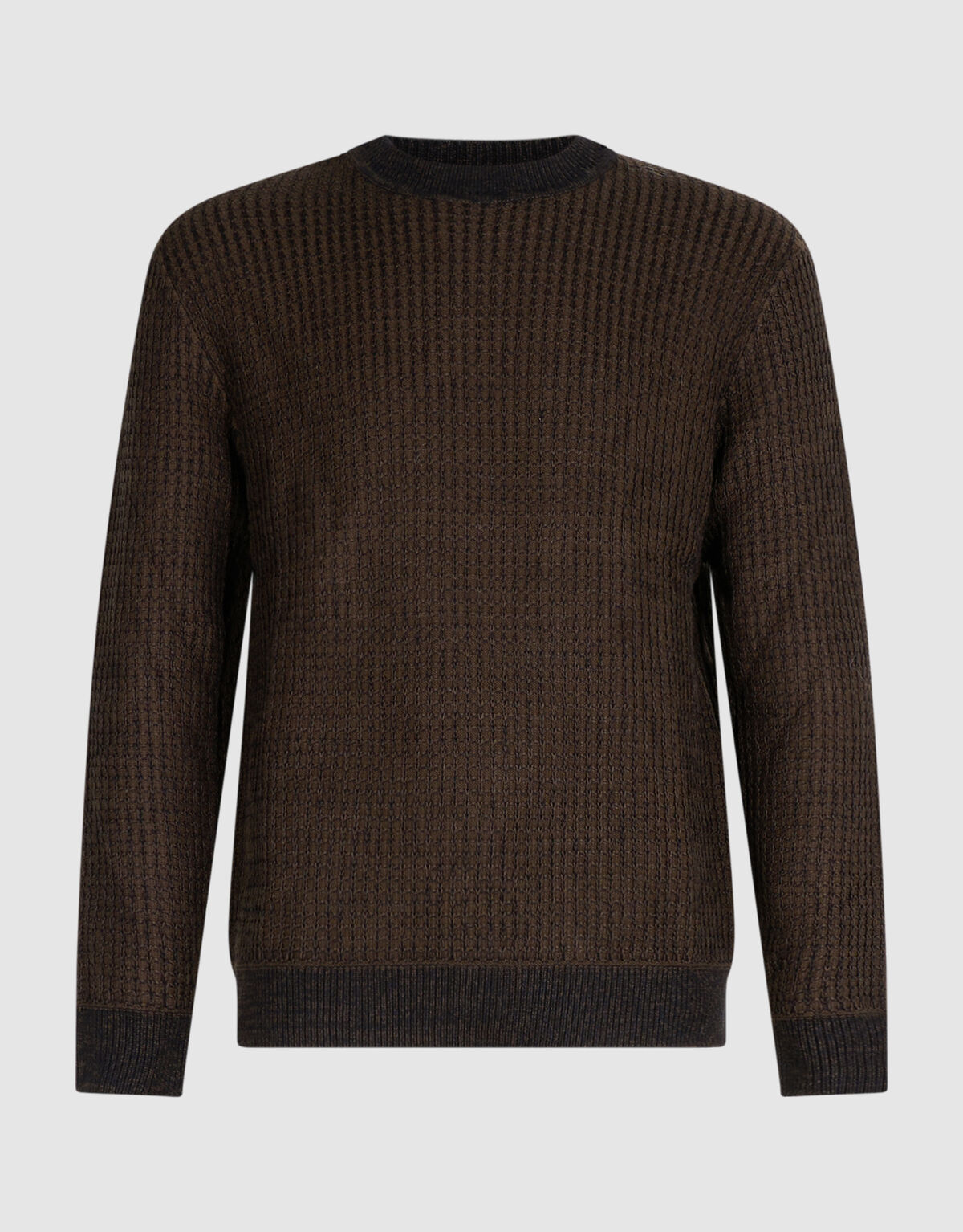 Waffel Strickpullover Mit Rundhalsausschnitt Dunke SHOEBY MEN