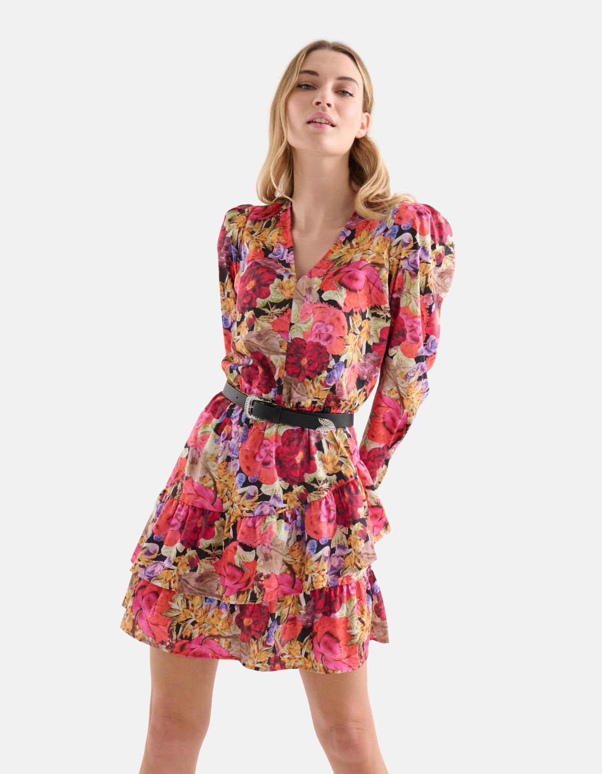 Kleid mit Blumendruck im Vintage-Stil SHOEBY WOMEN