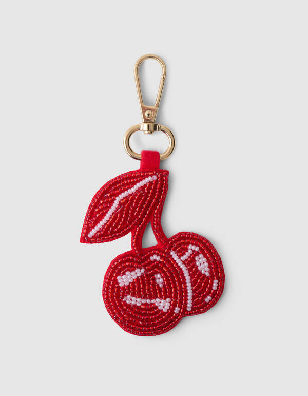 Perlen Cherry Taschenanhänger Rot SHOEBY ACCESSOIRES