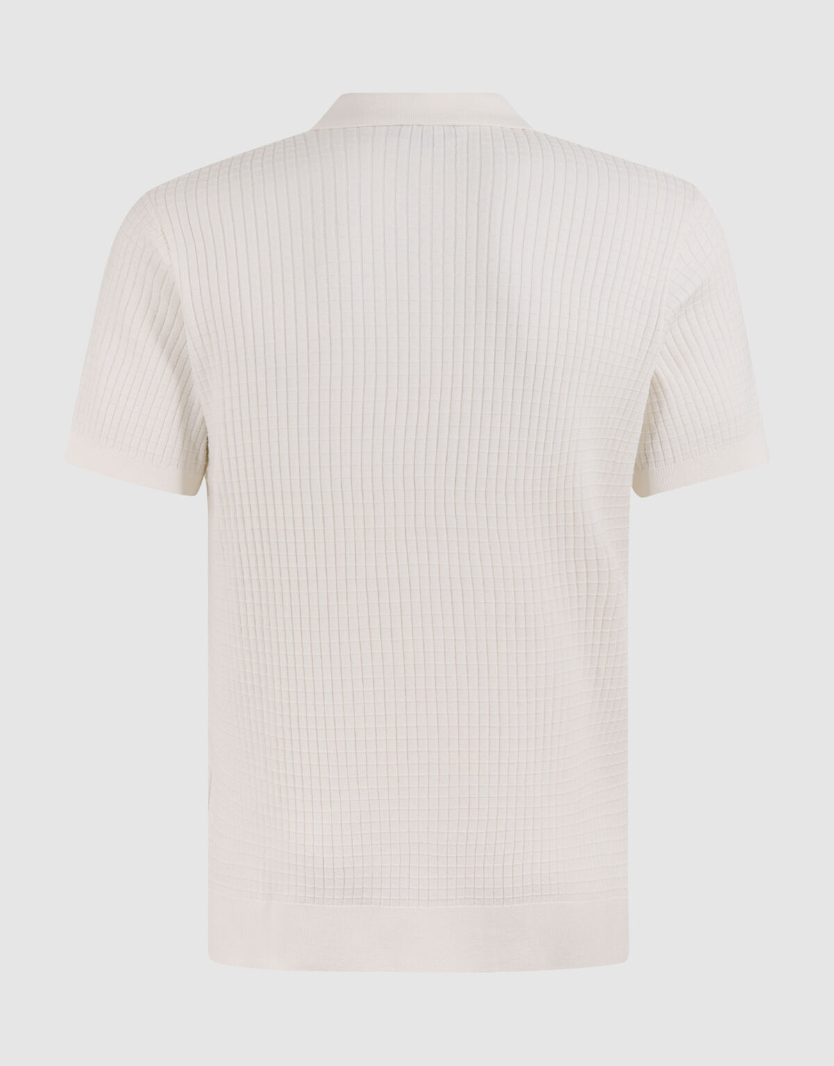 Halbes Reißverschluss-Polo Off White SHOEBY MEN