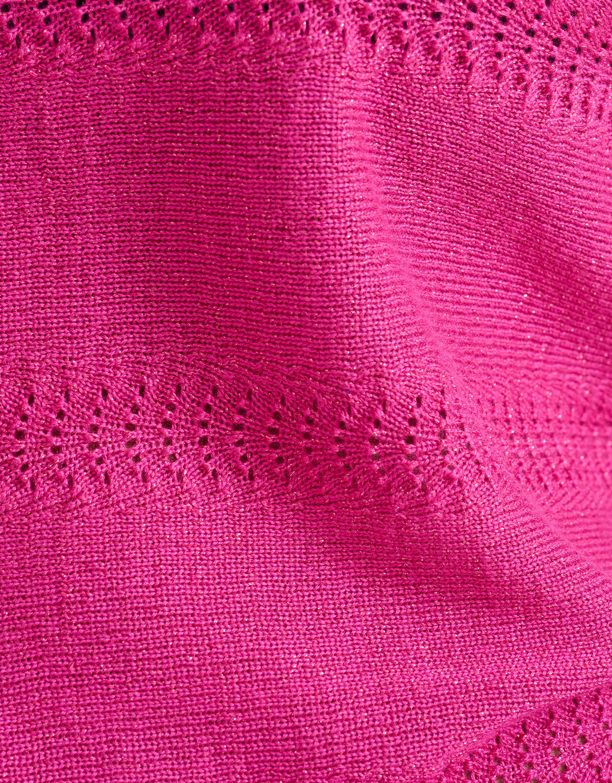 Glitzer Fledermaus-Pullover Rosa SHOEBY WOMEN