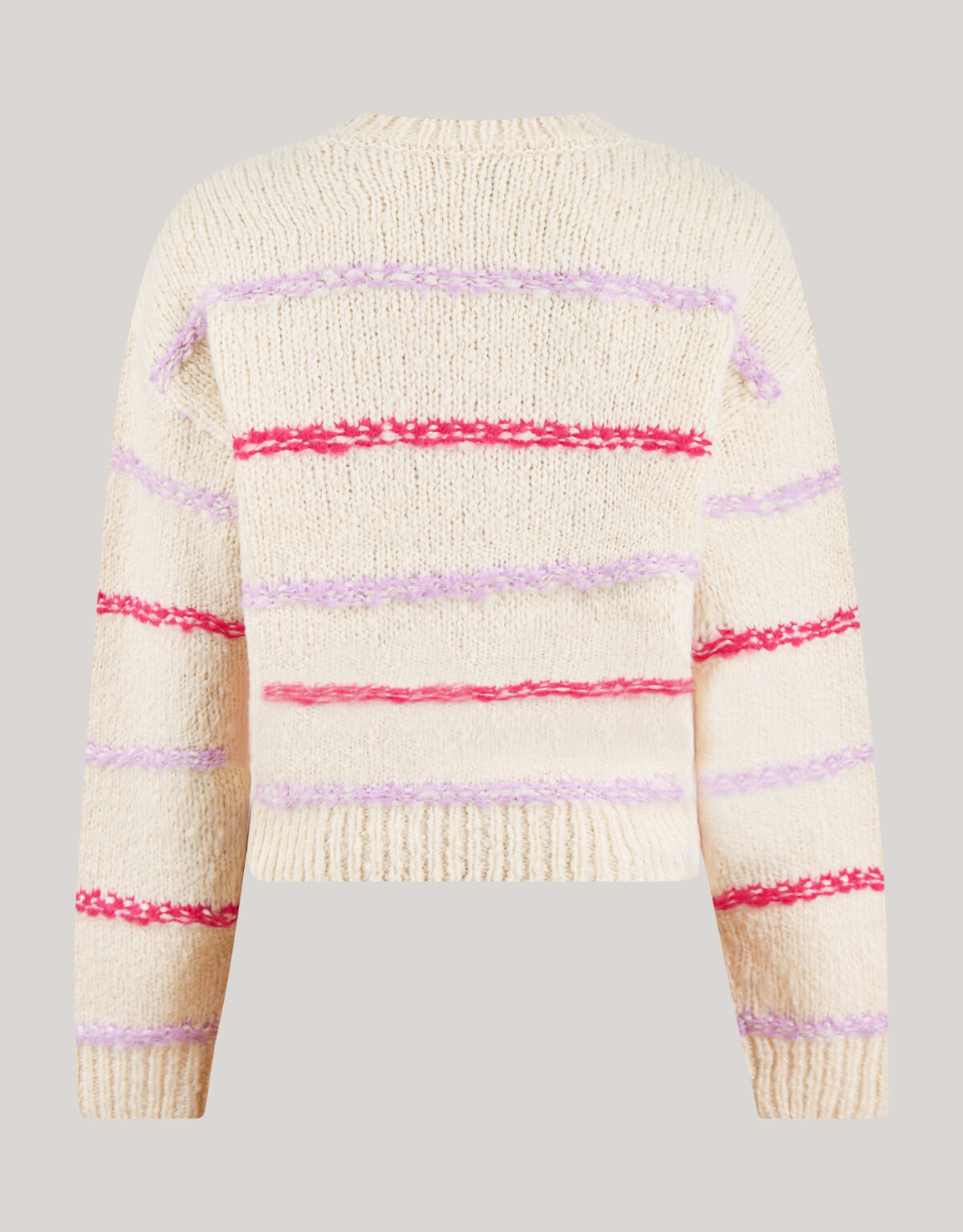 Fun Stipe Pullover Off White SHOEBY GIRLS