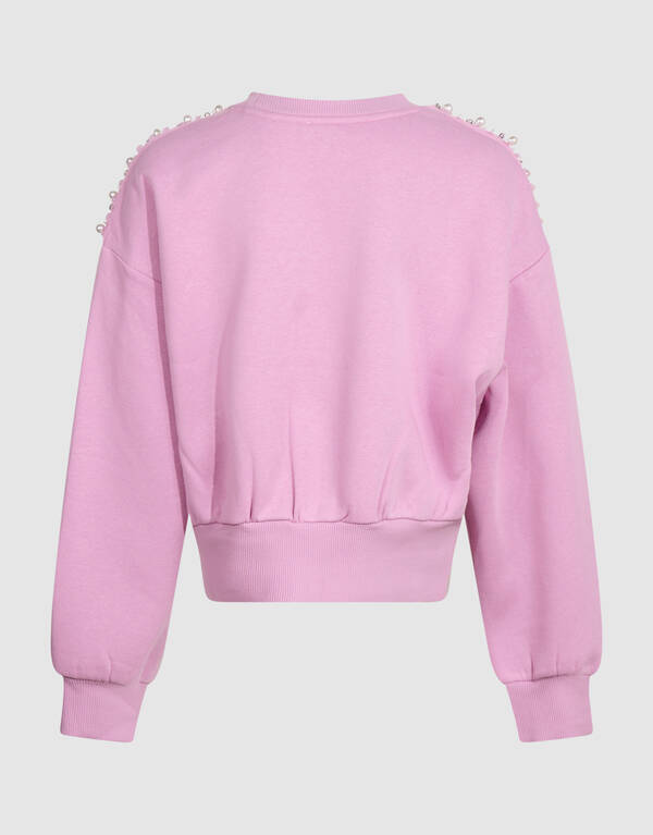 Pearl Sweatshirt Hellrosa SHOEBY GIRLS