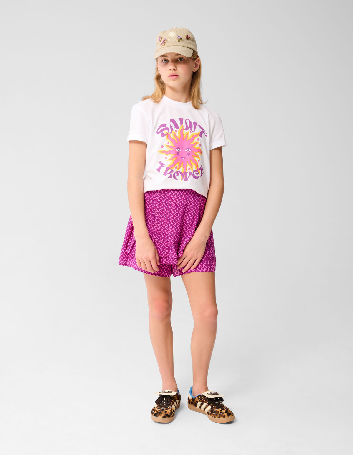Bedruckter Wave Skort Rosa SHOEBY GIRLS