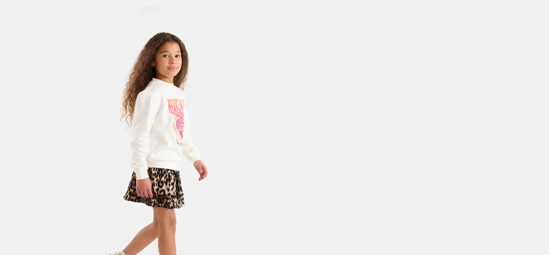 Artwork Pullover Off White SHOEBY GIRLS