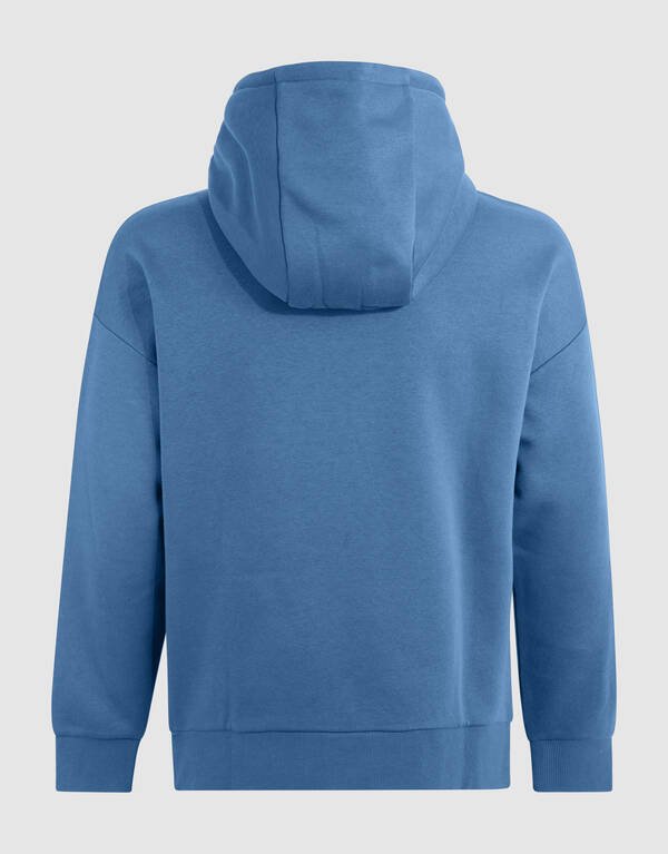 Label Sweatshirt Hoodie Blau SHOEBY MEN