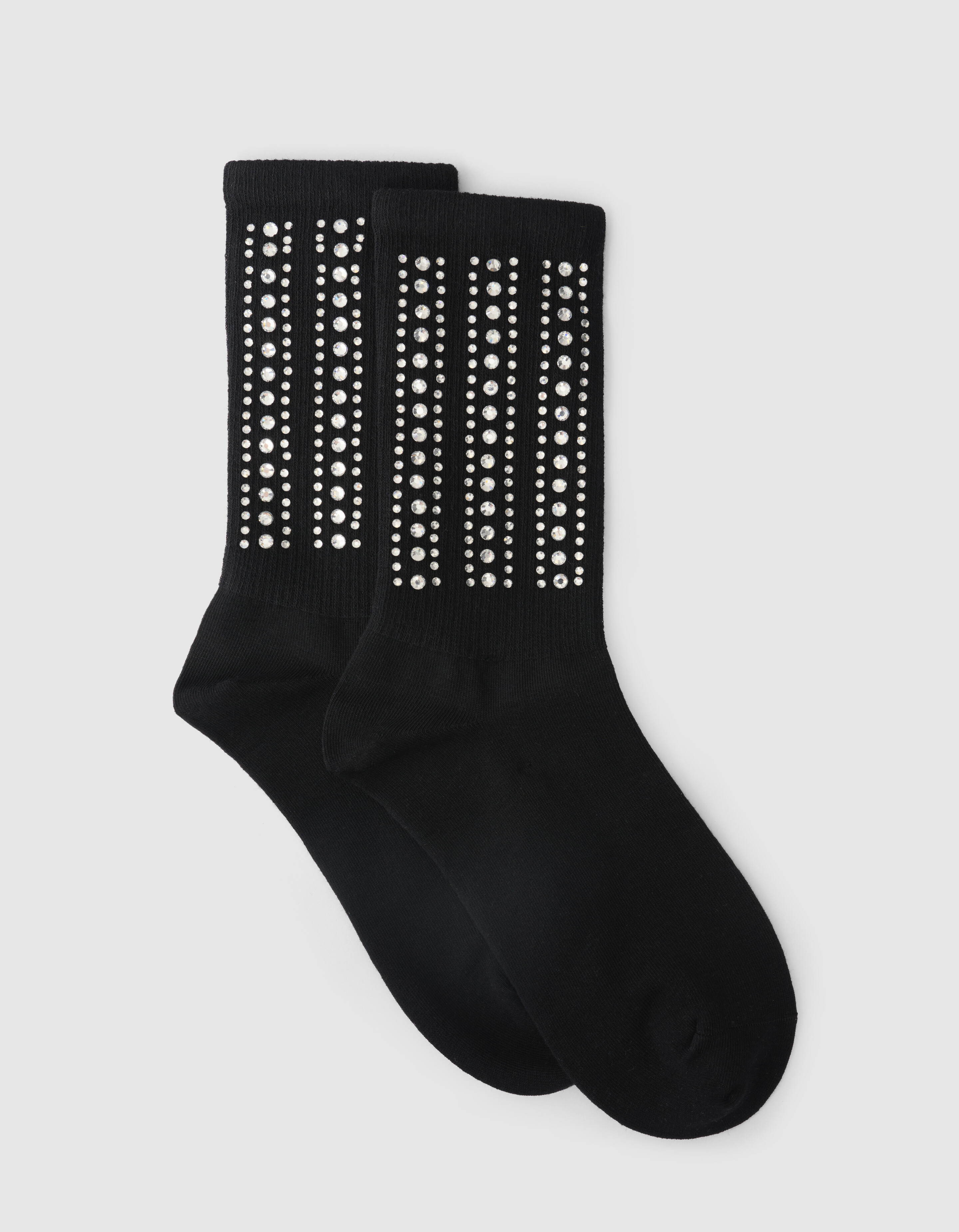 Strass-Socke Schwarz SHOEBY ACCESSOIRES