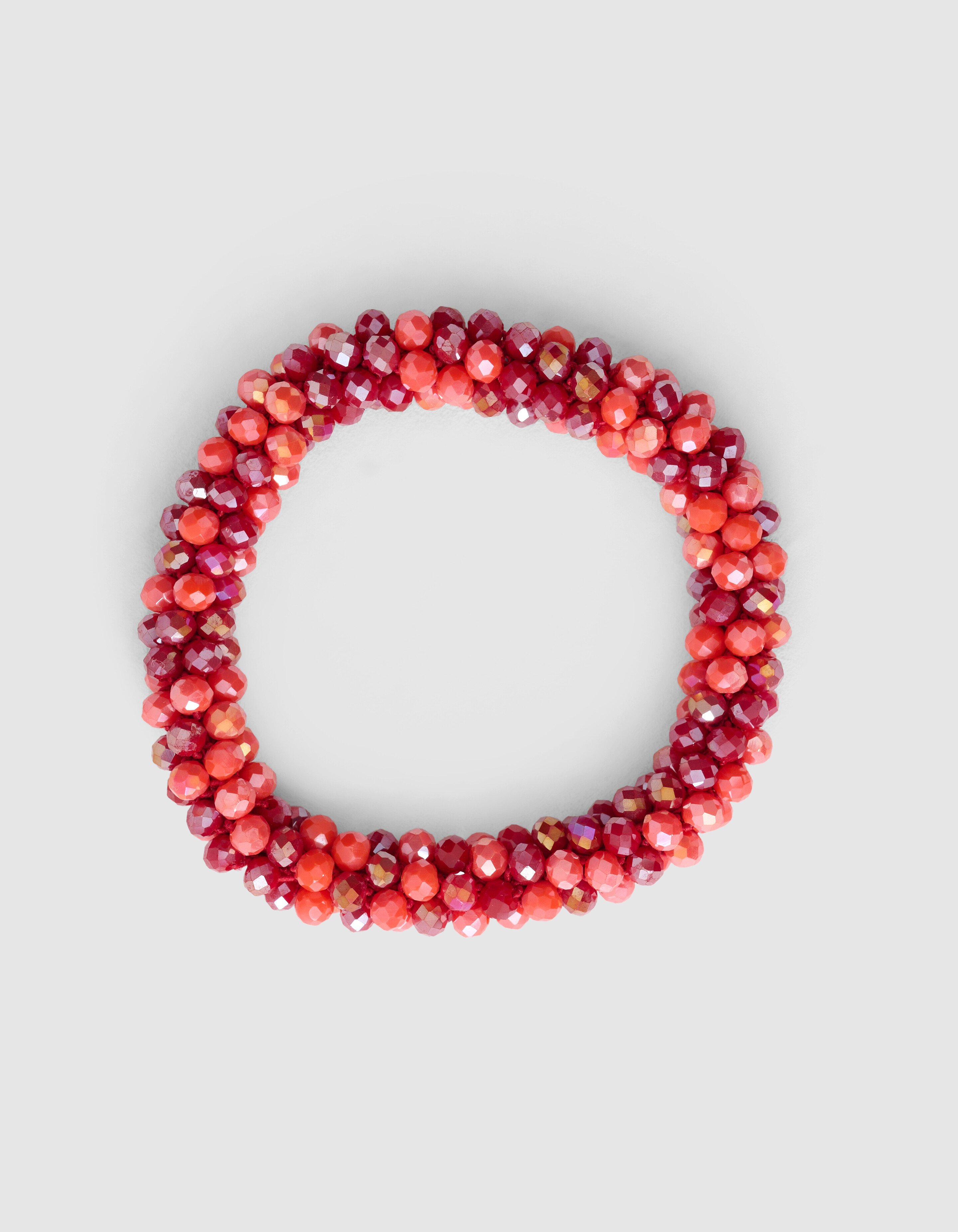 Beaded Haarband Rot SHOEBY ACCESSOIRES