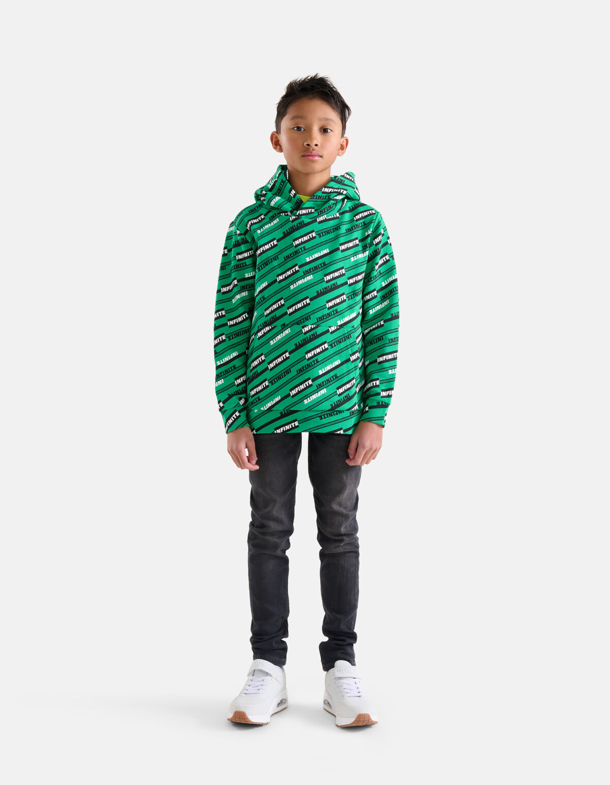 Text Hoodie Grün SHOEBY BOYS