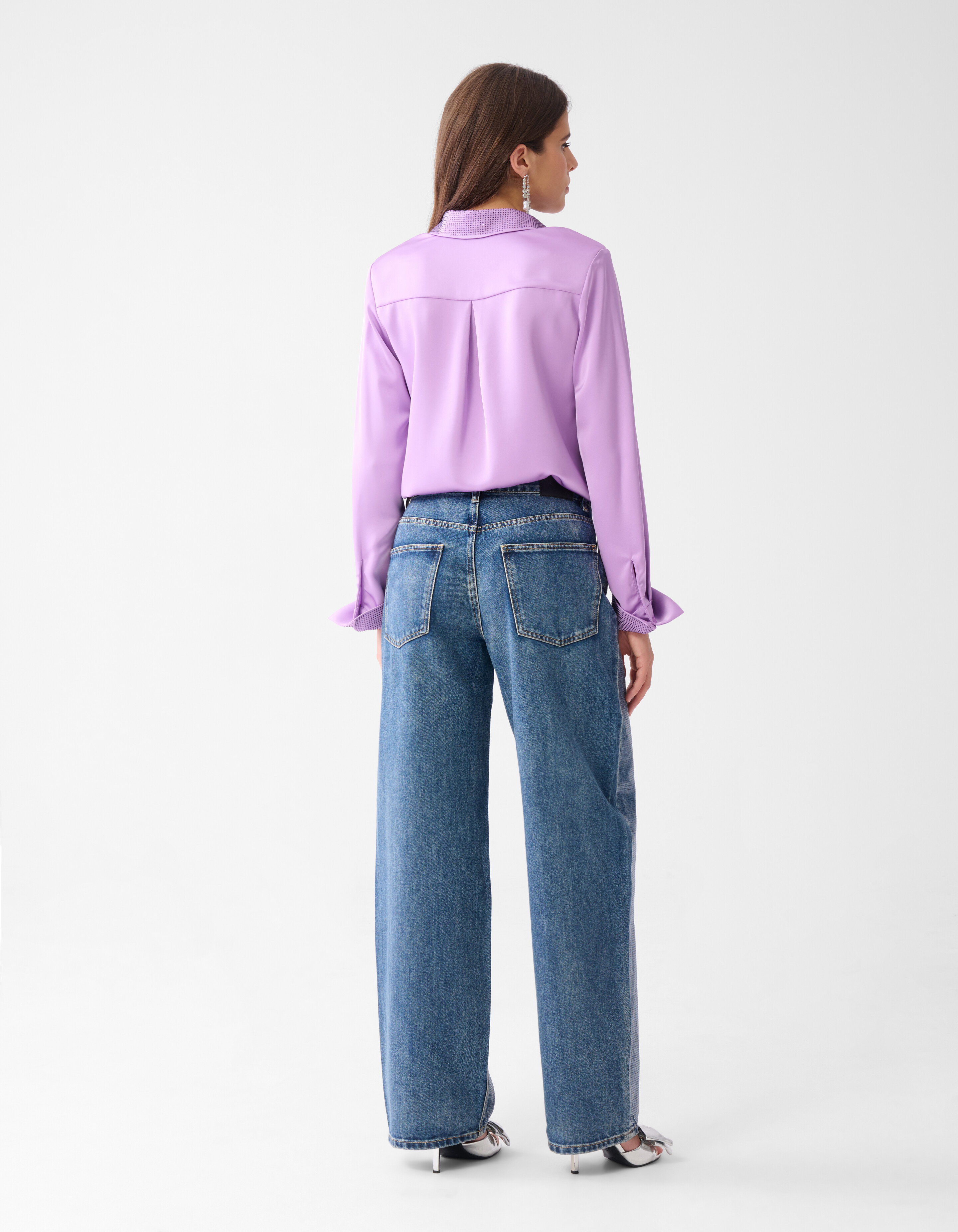 Satinbluse Hellviolett By Lizzy SHOEBY WOMEN