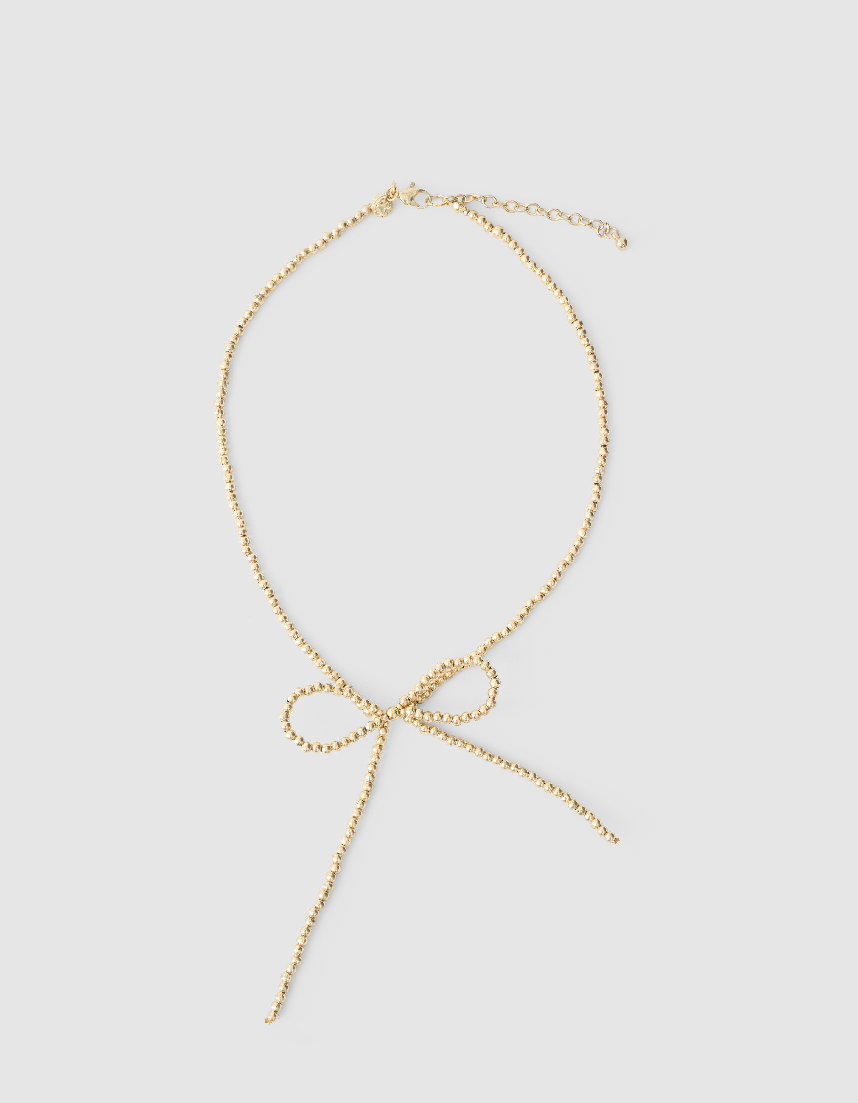 Perlen-Strickkette Gold SHOEBY ACCESSOIRES