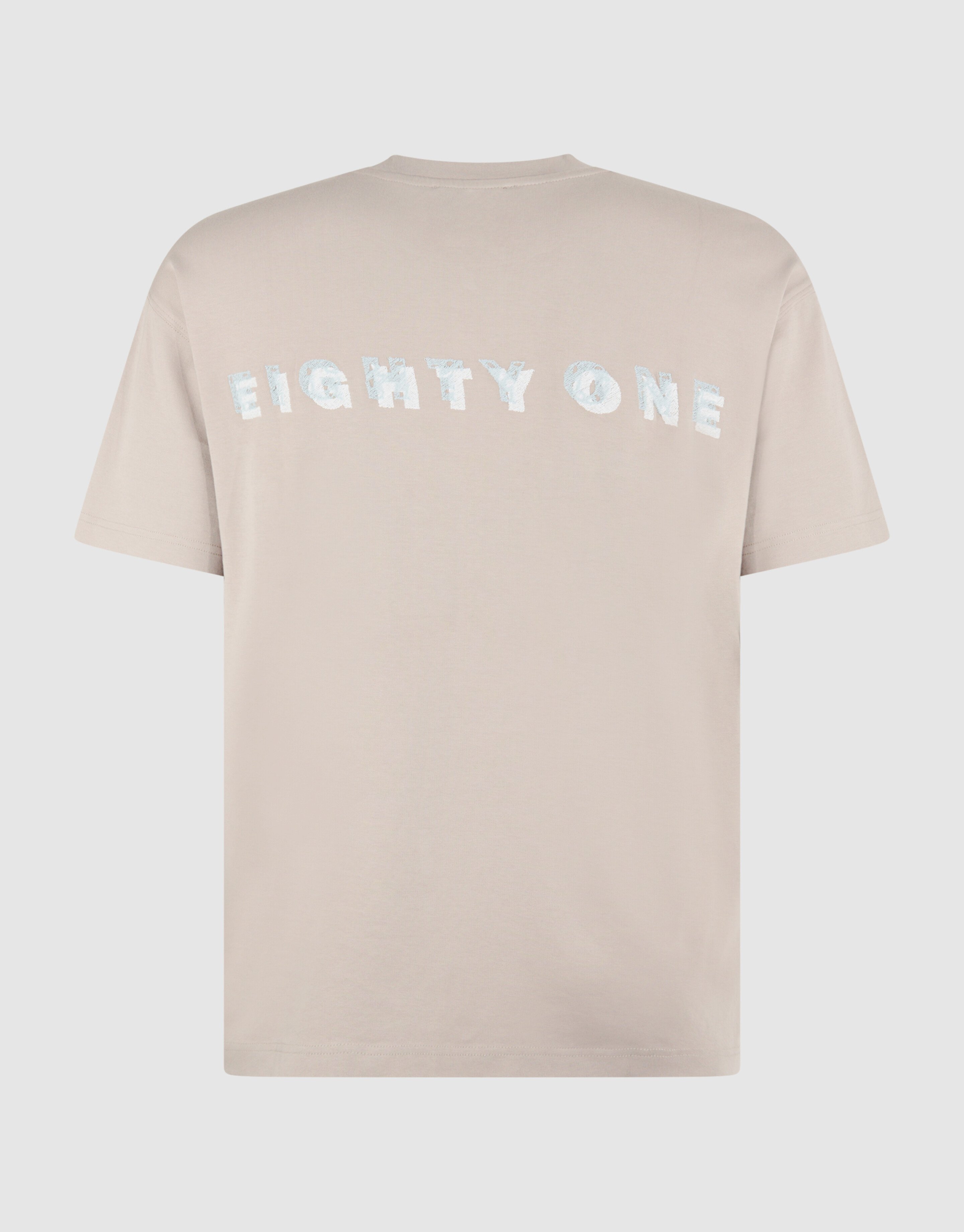 Spark Embroidery T-Shirt Hellbraun SHOEBY MEN