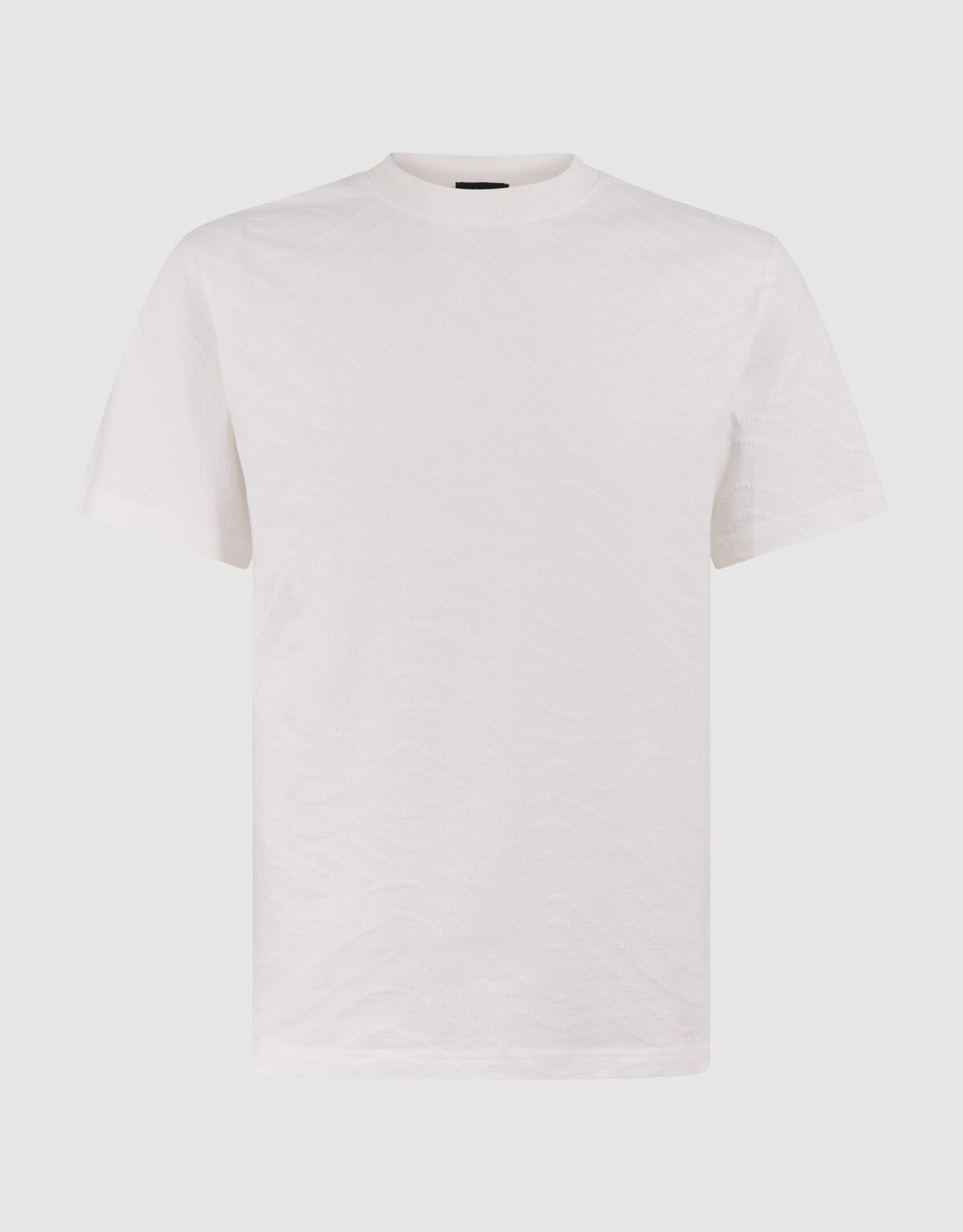 Jacquard-T-Shirt Off White SHOEBY MEN