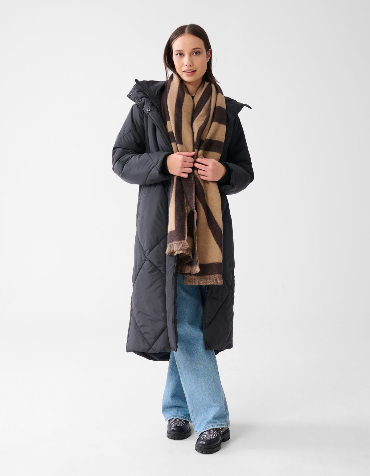 Lurexschal Braun SHOEBY ACCESSOIRES