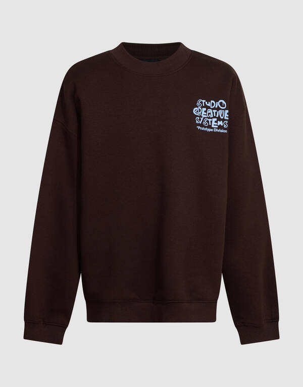 Label Sweater Dunkelbraun SHOEBY BOYS