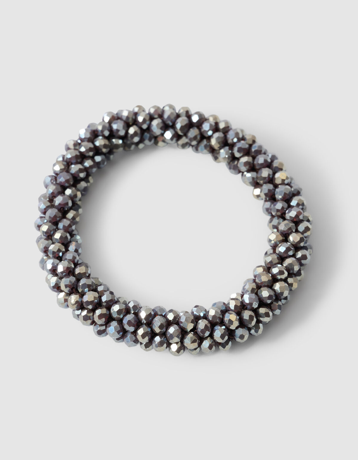 Perlenhaargummi Dunkelgrau SHOEBY ACCESSOIRES