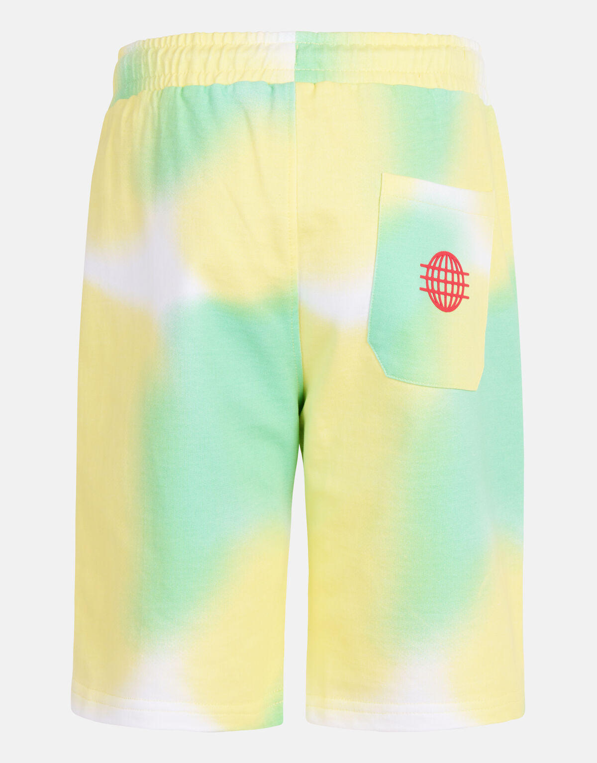 Bedruckte Tie Dye Short Gr&uuml;n SHOEBY BOYS