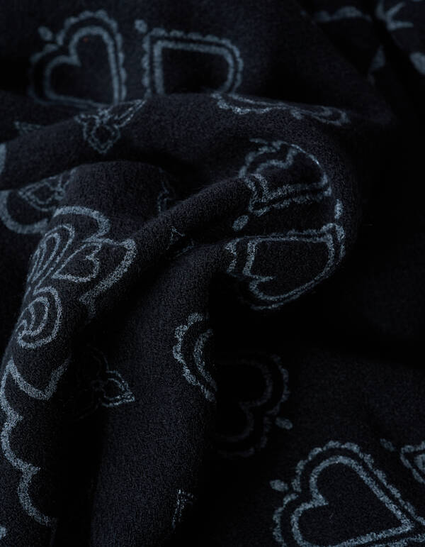 Quadratischer Schal mit Paisleymuster in Schwarz SHOEBY ACCESSOIRES