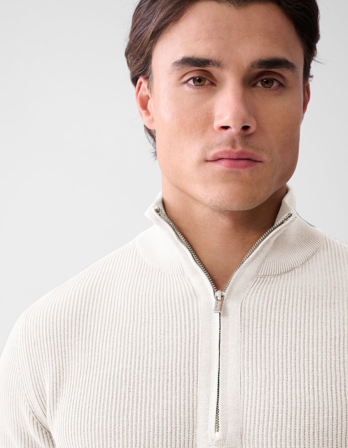 Zipper Trui Gebroken Wit SHOEBY MEN