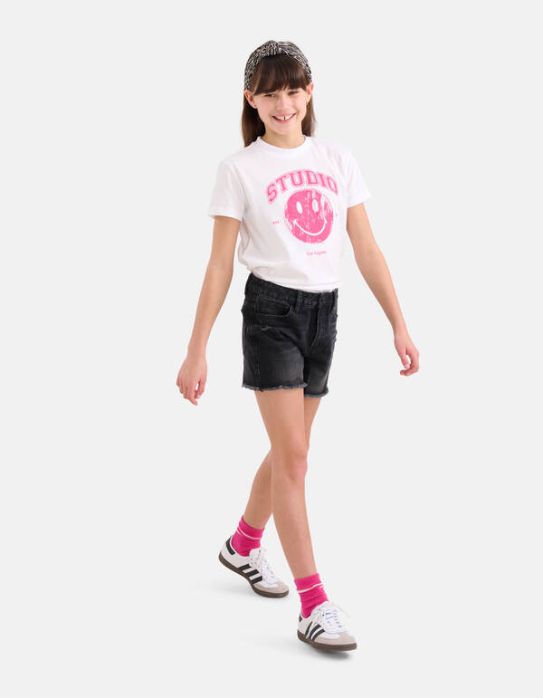 Destroy Denim Short Schwarz SHOEBY GIRLS
