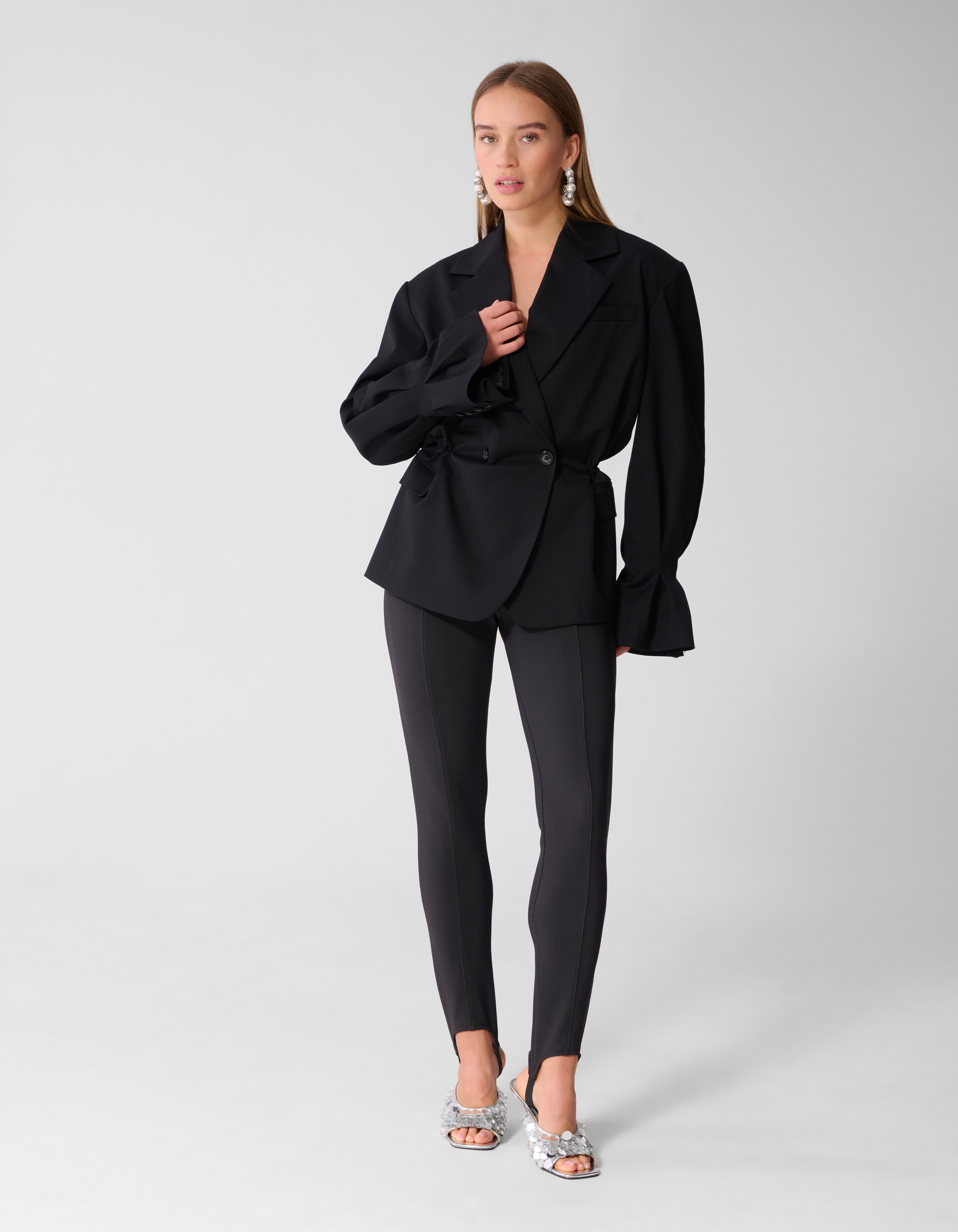 Relaxed Fit Blazer Schwarz SHOEBY WOMEN