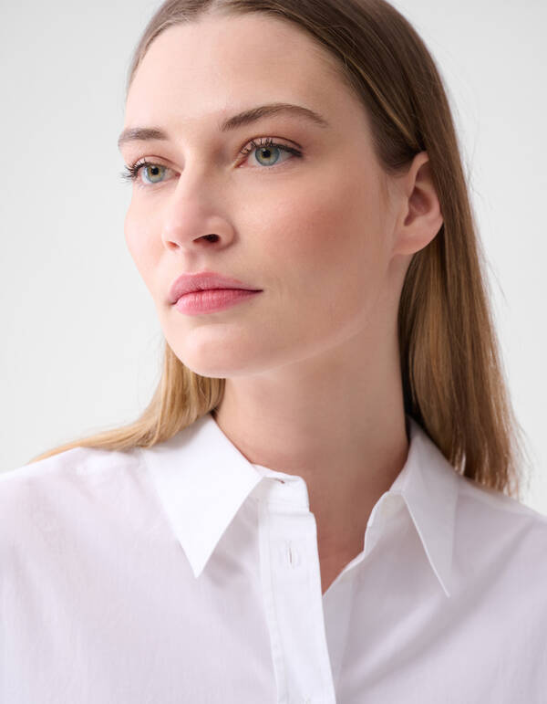 Übergroße Bluse mit Stickerei Weiß By Lonneke SHOEBY WOMEN