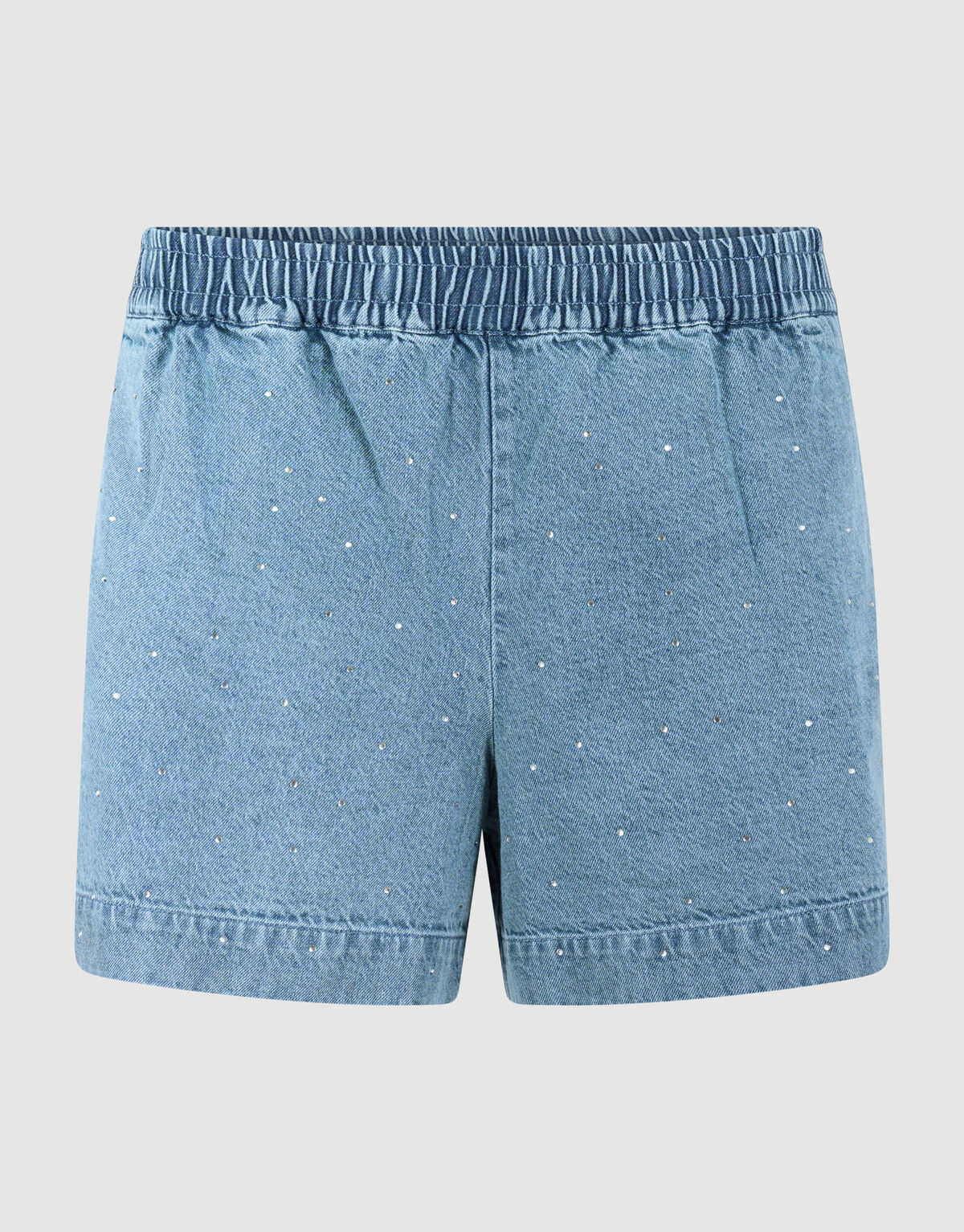 Strass Denim Shorts Blau SHOEBY WOMEN