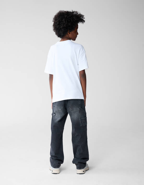 Carpenter Baggy Fit Jeans Dunkelgrau SHOEBY BOYS