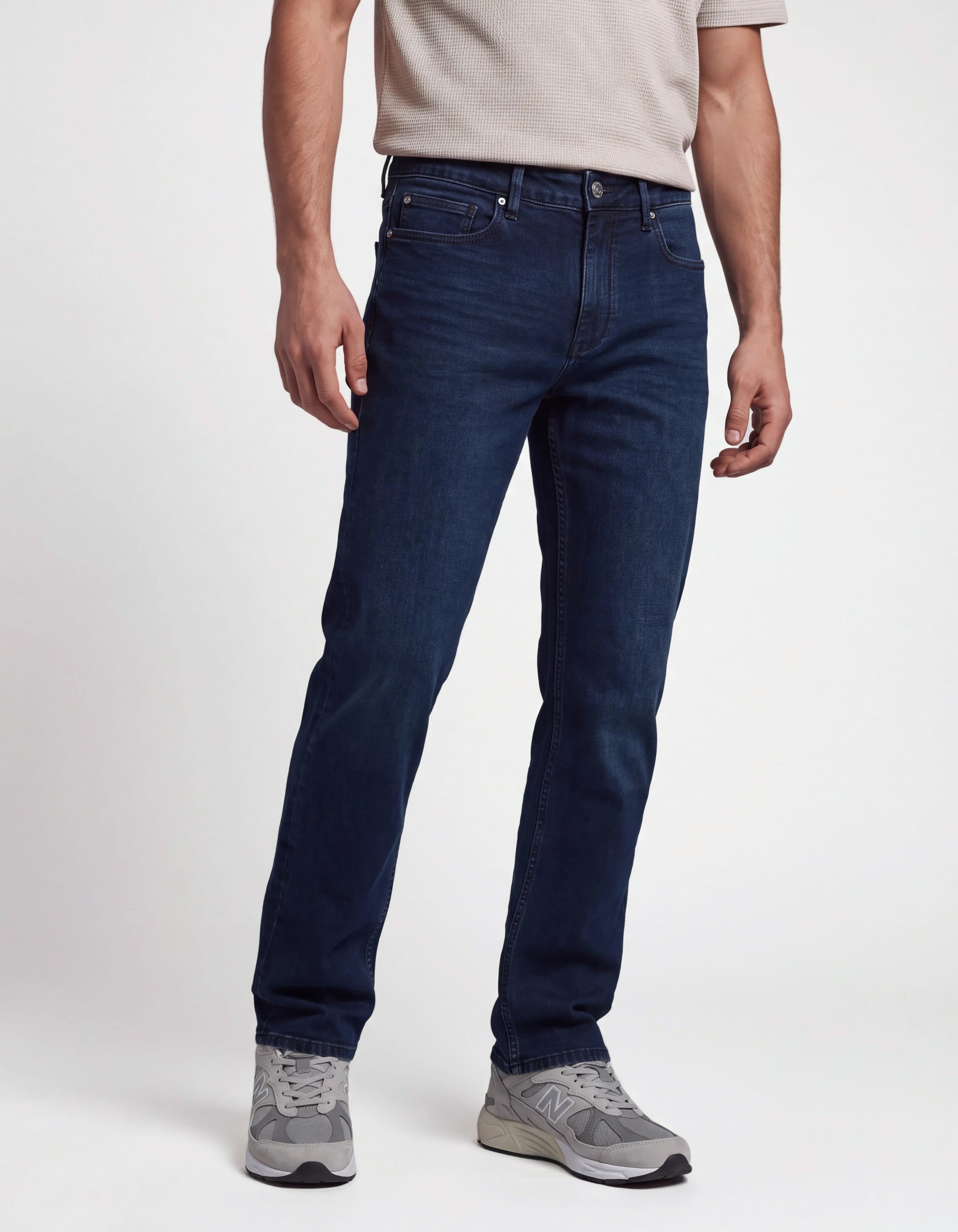 Slim Fit Jeans Blau/Schwarz L32 SHOEBY MEN